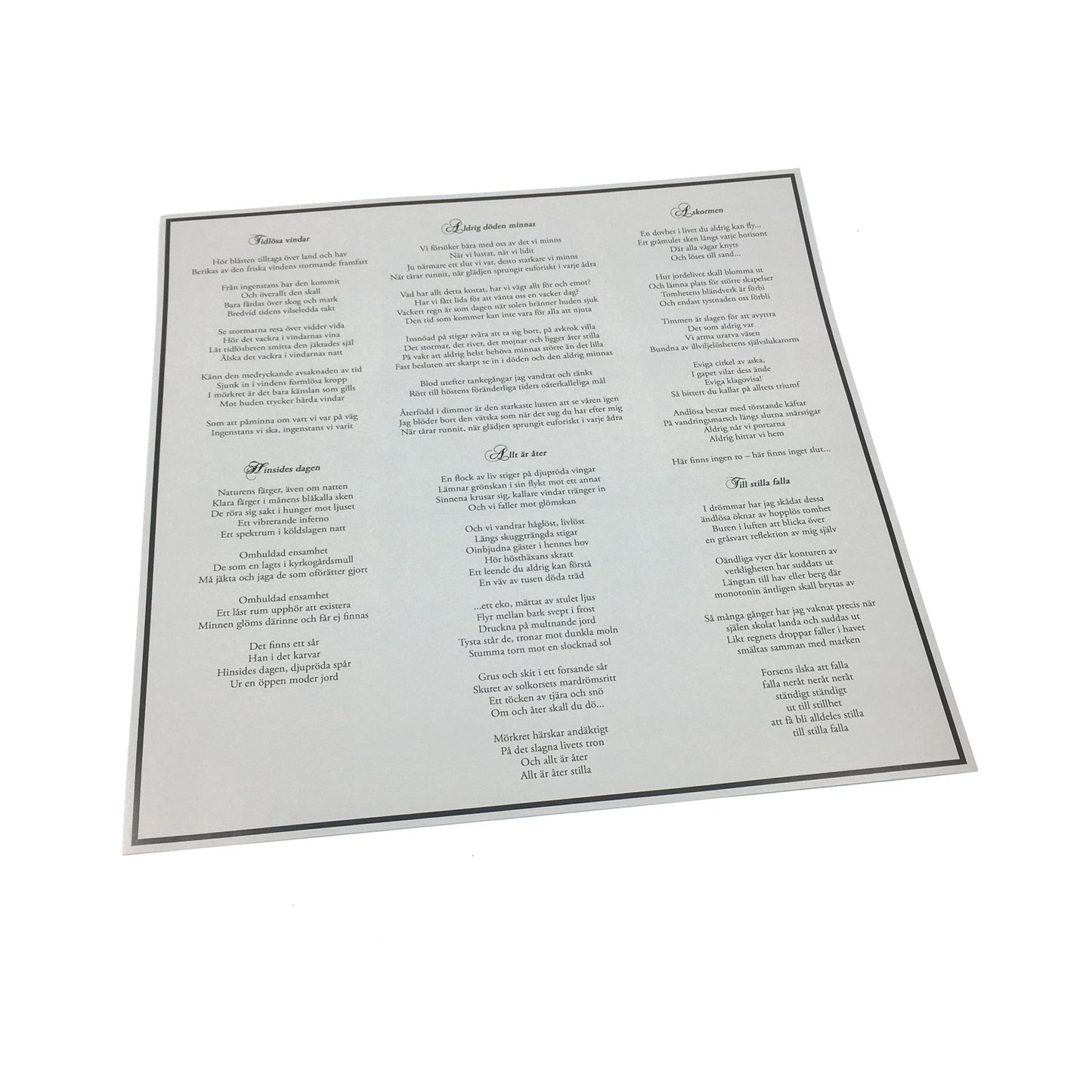 Stilla - Till Stilla Falla (Vinyl LP - Black)