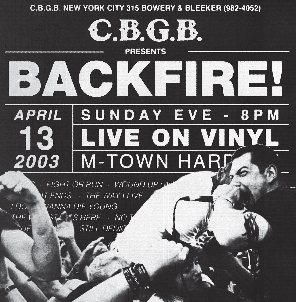 Backfire! - Live At CBGB's + Bonus Tracks (CD Super Jewelbox)