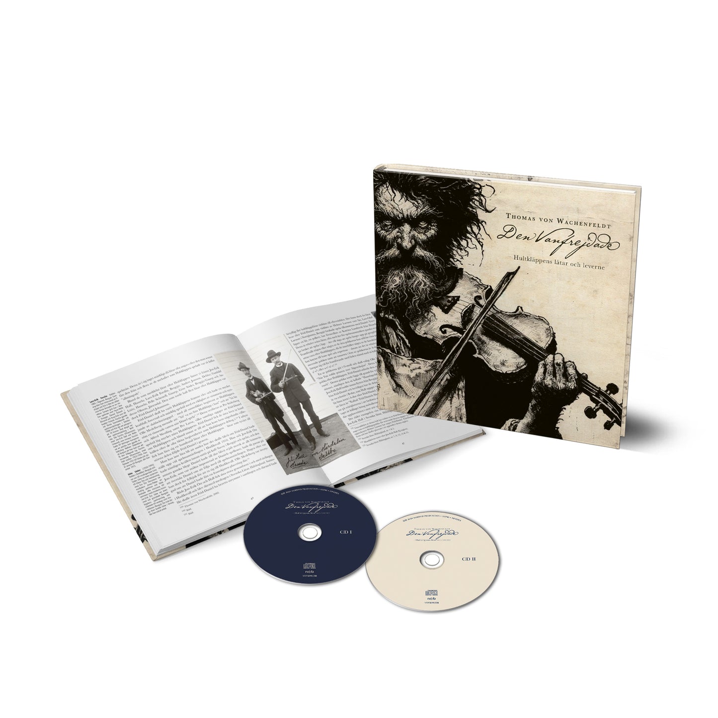 Thomas von Wachenfeldt - Den Vanfrejdade – Hultkläppens låtar och leverne, Book Set 2CD (CD Collector's Edition)