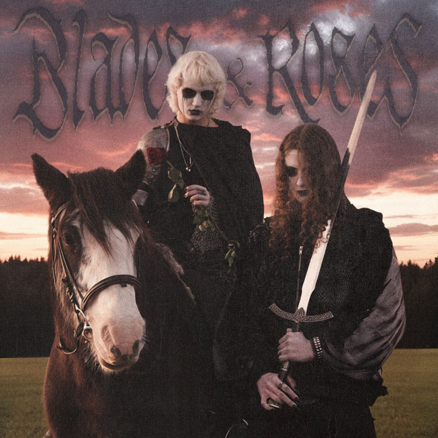 Draugveil & Selvnatt - Blades & Roses (Vinyl LP - White)