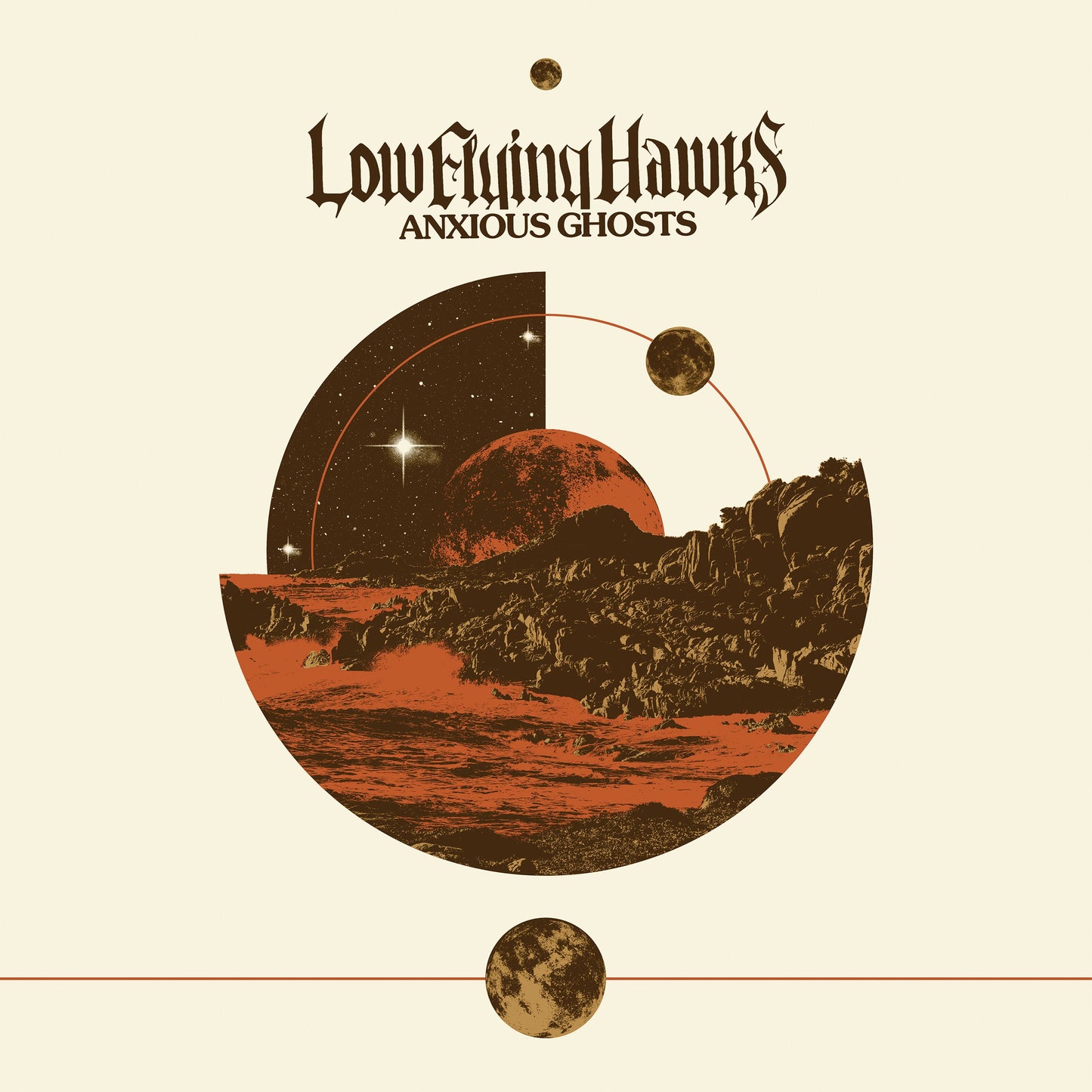 Low Flying Hawks - Anxious Ghosts (Vinyl 12" EP)