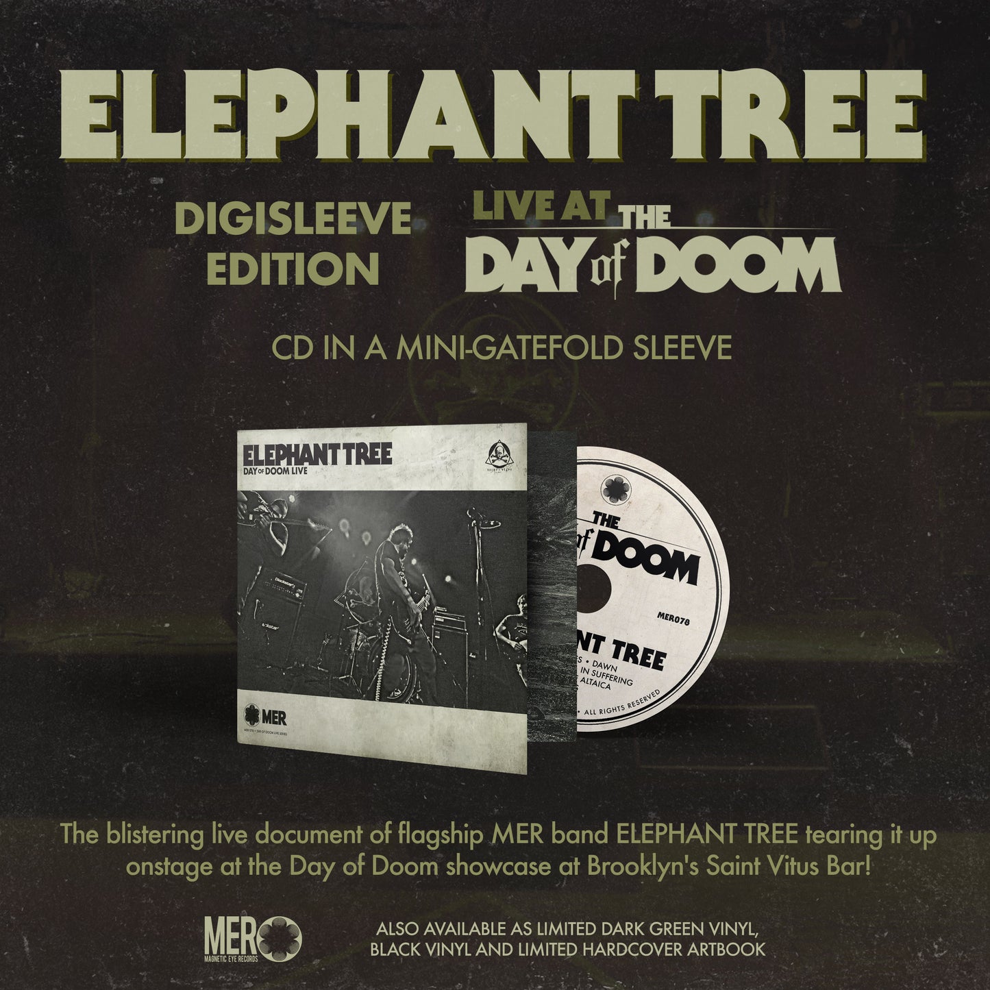 Elephant Tree - Day Of Doom Live (CD Digisleeve)