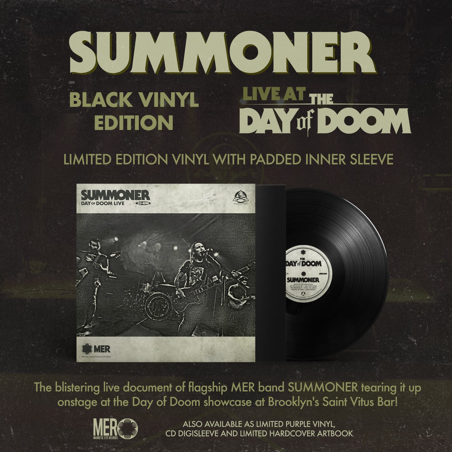 Summoner - Day Of Doom Live (Vinyl LP)
