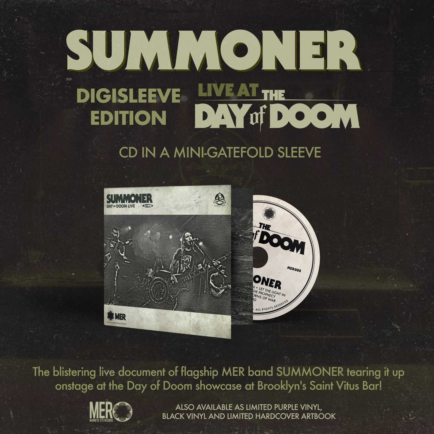 Summoner - Day Of Doom Live (CD Digisleeve)