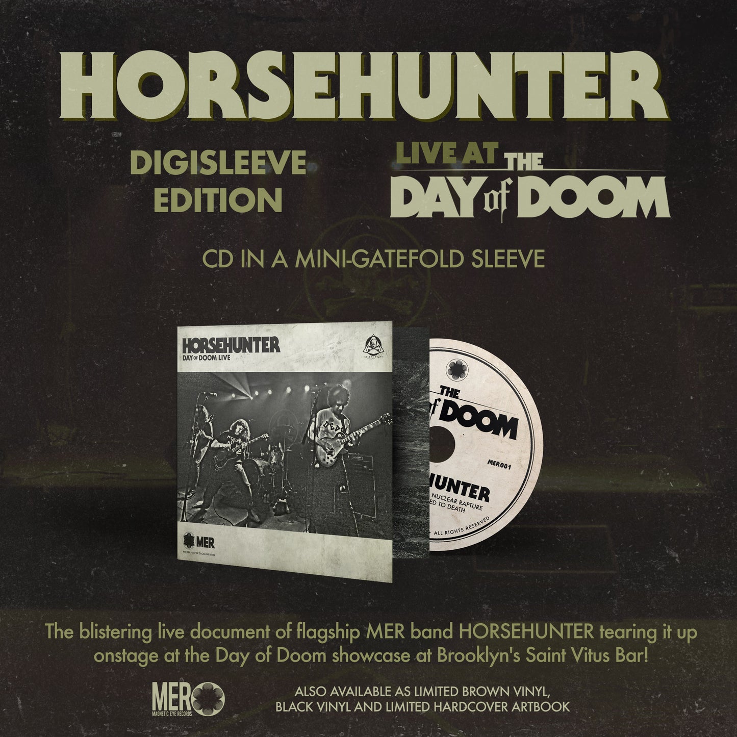 Horsehunter - Day Of Doom Live (CD Digisleeve)