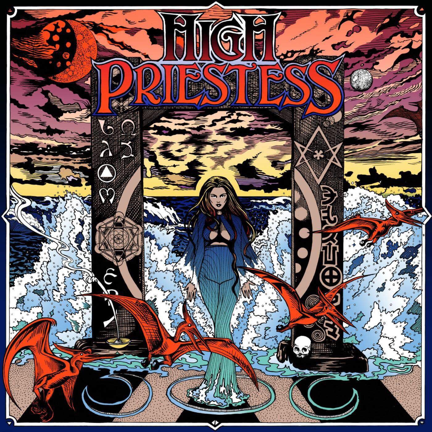High Priestess - High Priestess (Vinyl LP - Blue)