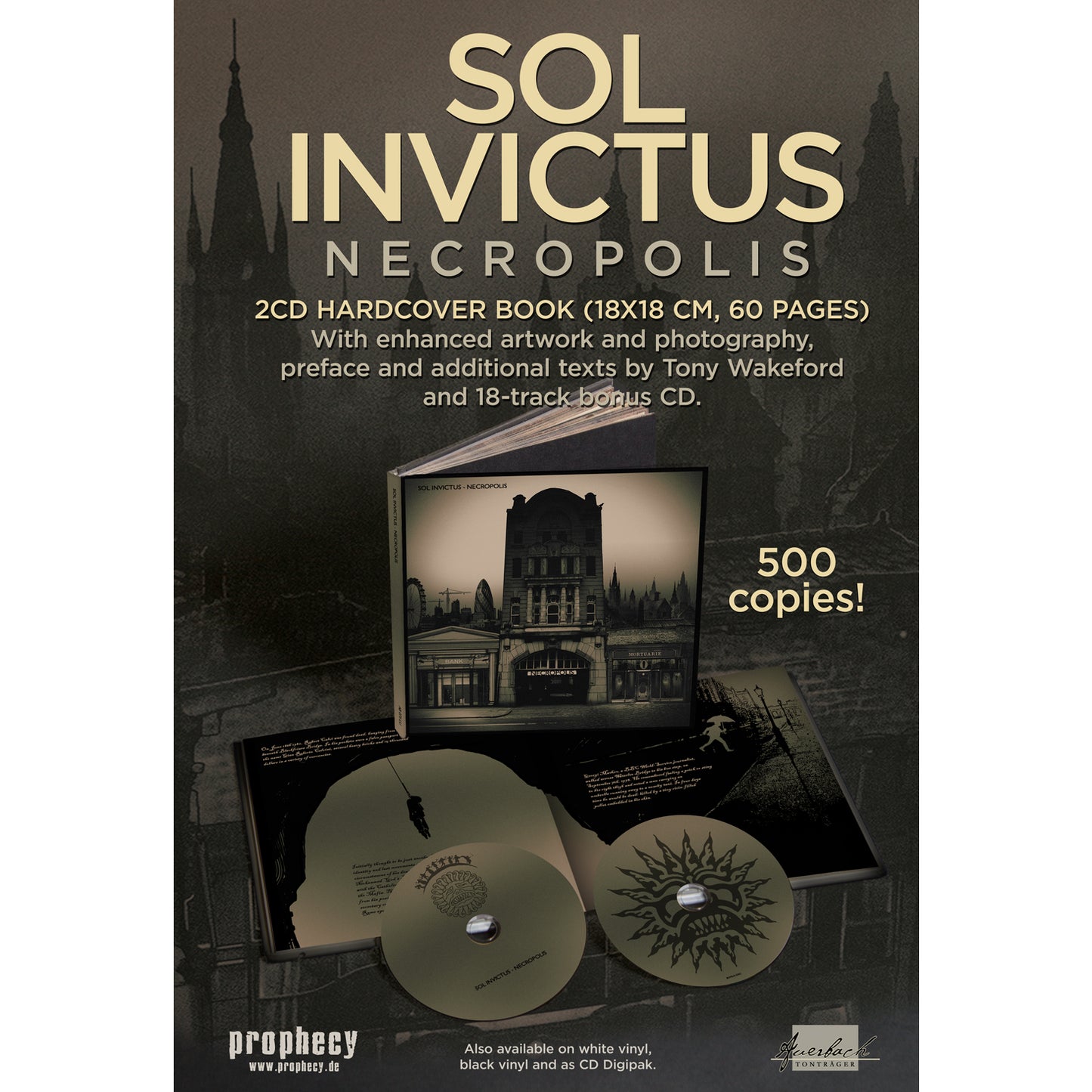 Sol Invictus - Necropolis (Artbook - Book 2-CD)