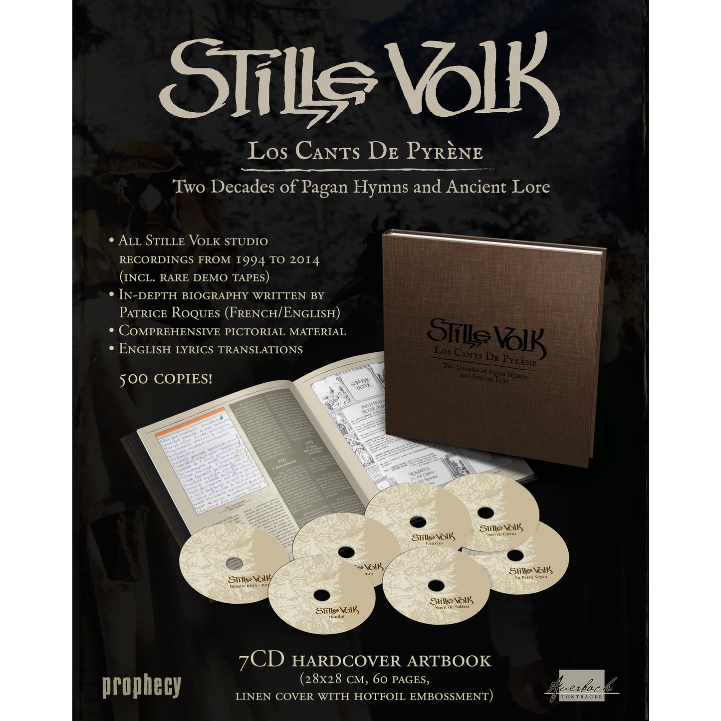 Stille Volk - Los Cants De Pyrène: Two Decades Of Pagan Hymns And Ancient Lore (Artbook 7-CD)