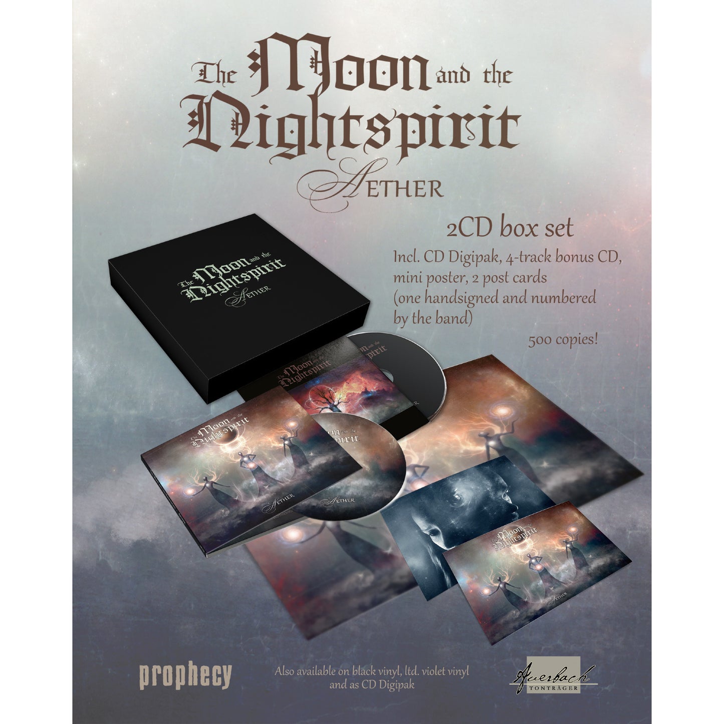 The Moon And The Nightspirit – Aether (Boxset / Bundle – CD-2-Box)