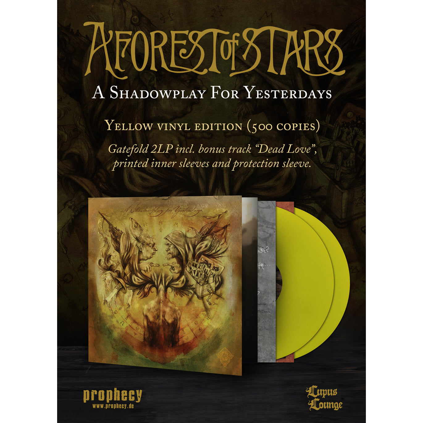 A Forest Of Stars - A Shadowplay For Yesterdays (Vinyl 2-LP Gatefold - yellow)