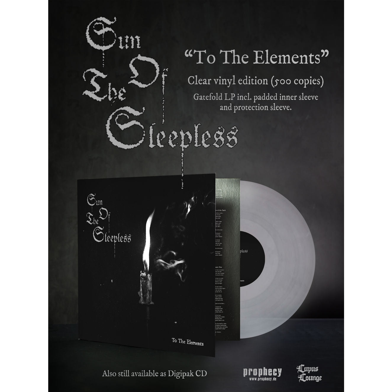 Sun Of The Sleepless - To The Elements (Vinilo desplegable - transparente)