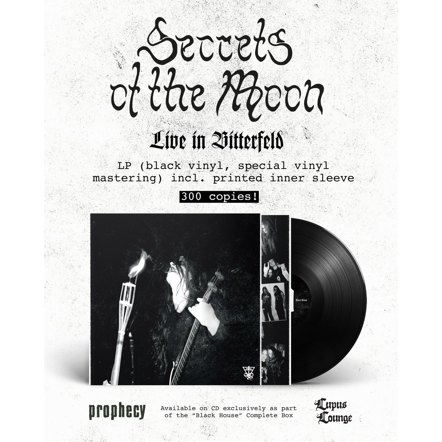 Secrets Of The Moon - Live In Bitterfeld (Vinyl LP - Black)