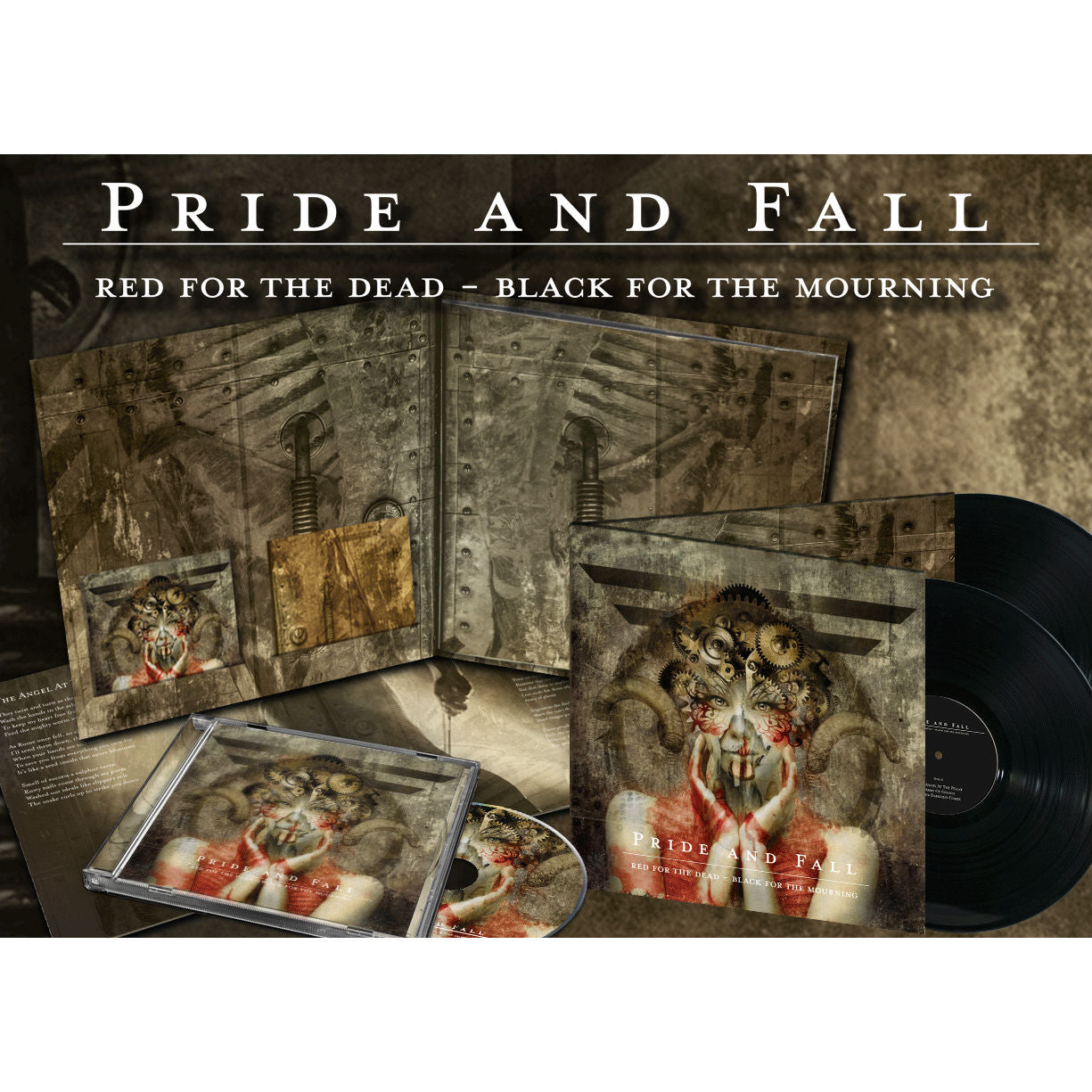Pride And Fall – Red For The Dead – Black For The Mourning (CD)