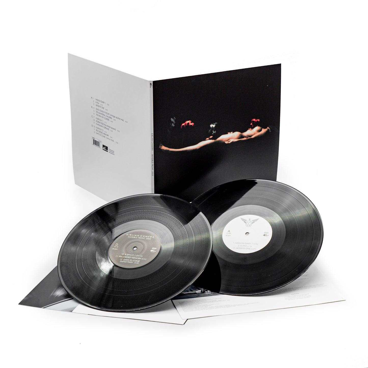 Cámara Kirlian - Invisible Front. 2005 (Vinilo desplegable de 2 LP - Negro)