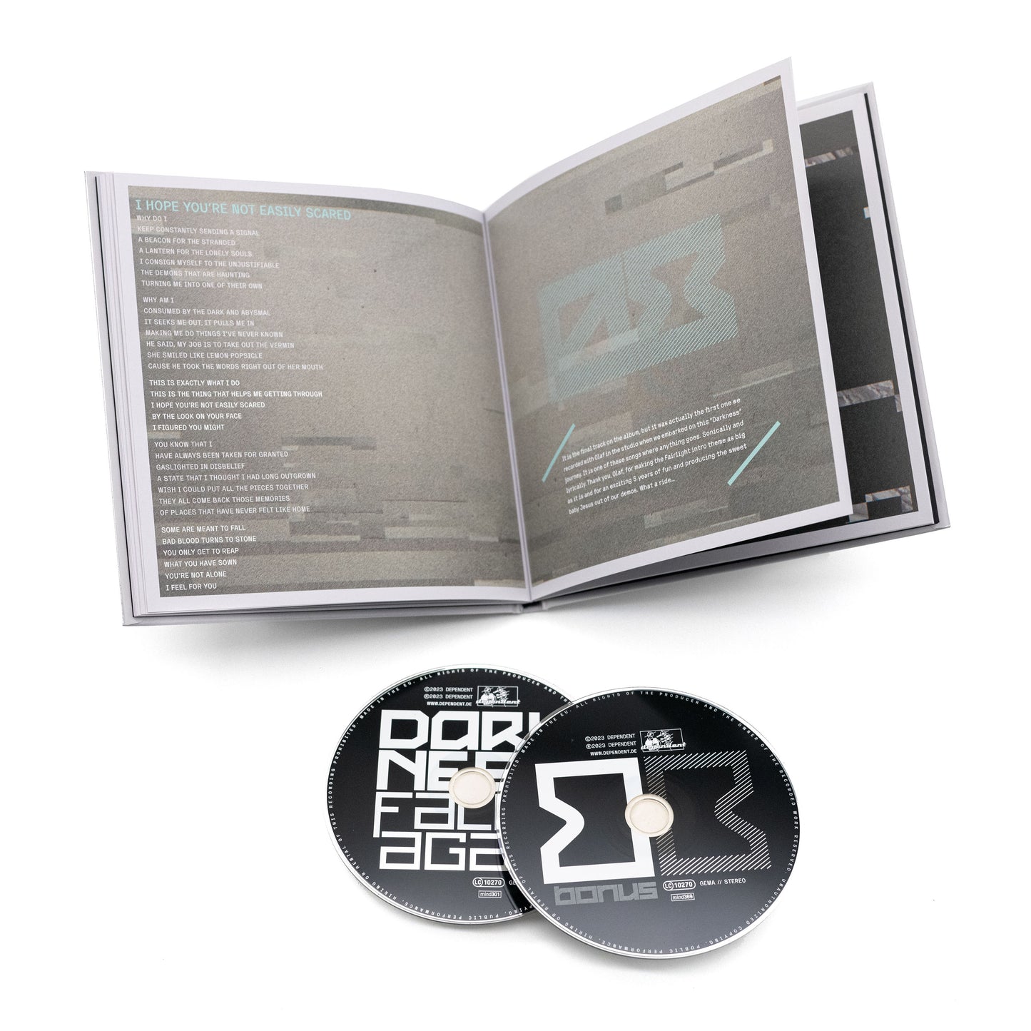 Beborn Beton - La oscuridad vuelve a caer (Libro de arte, 2 CD)
