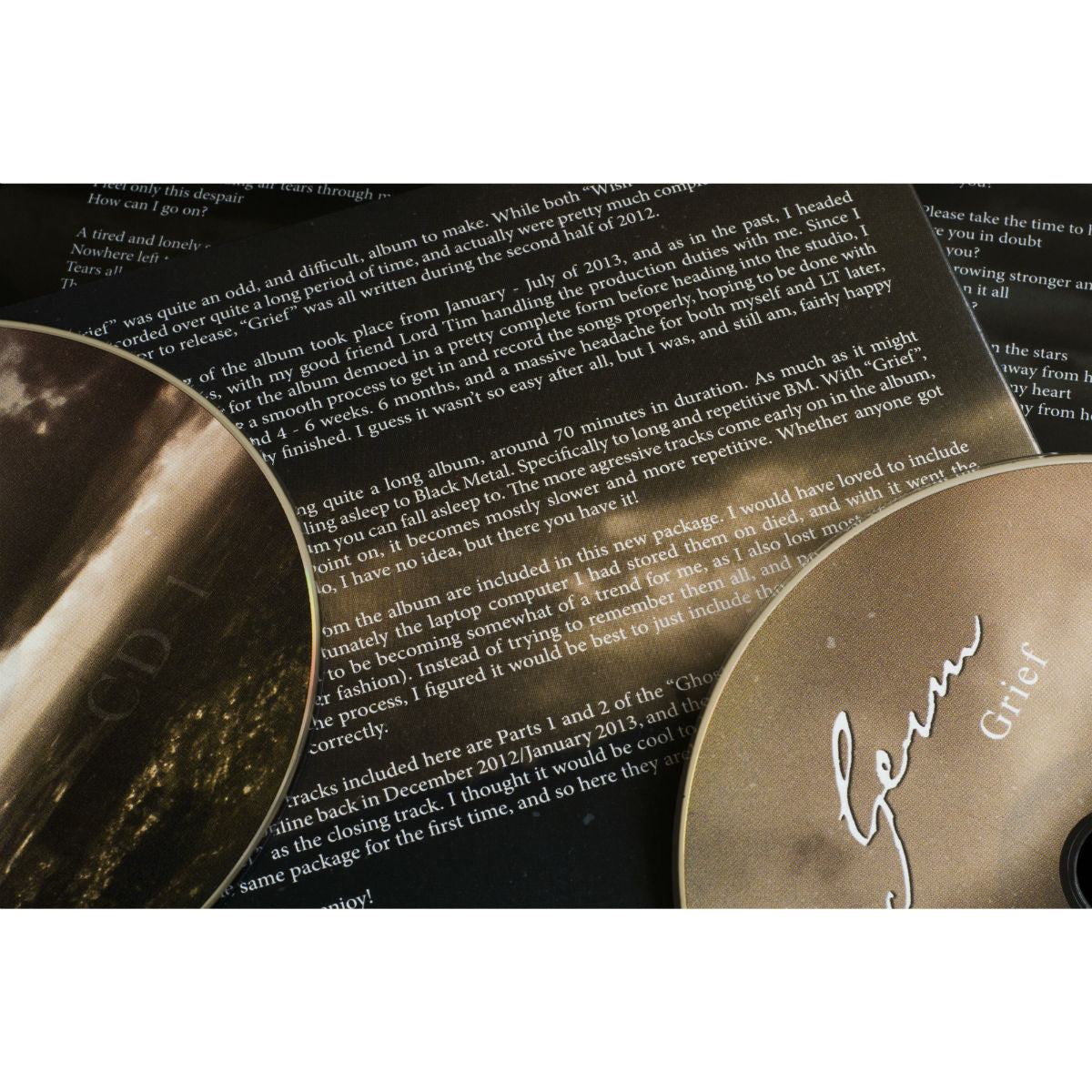 Germ - Grief (Vinilo de 2 LP desplegable - negro)