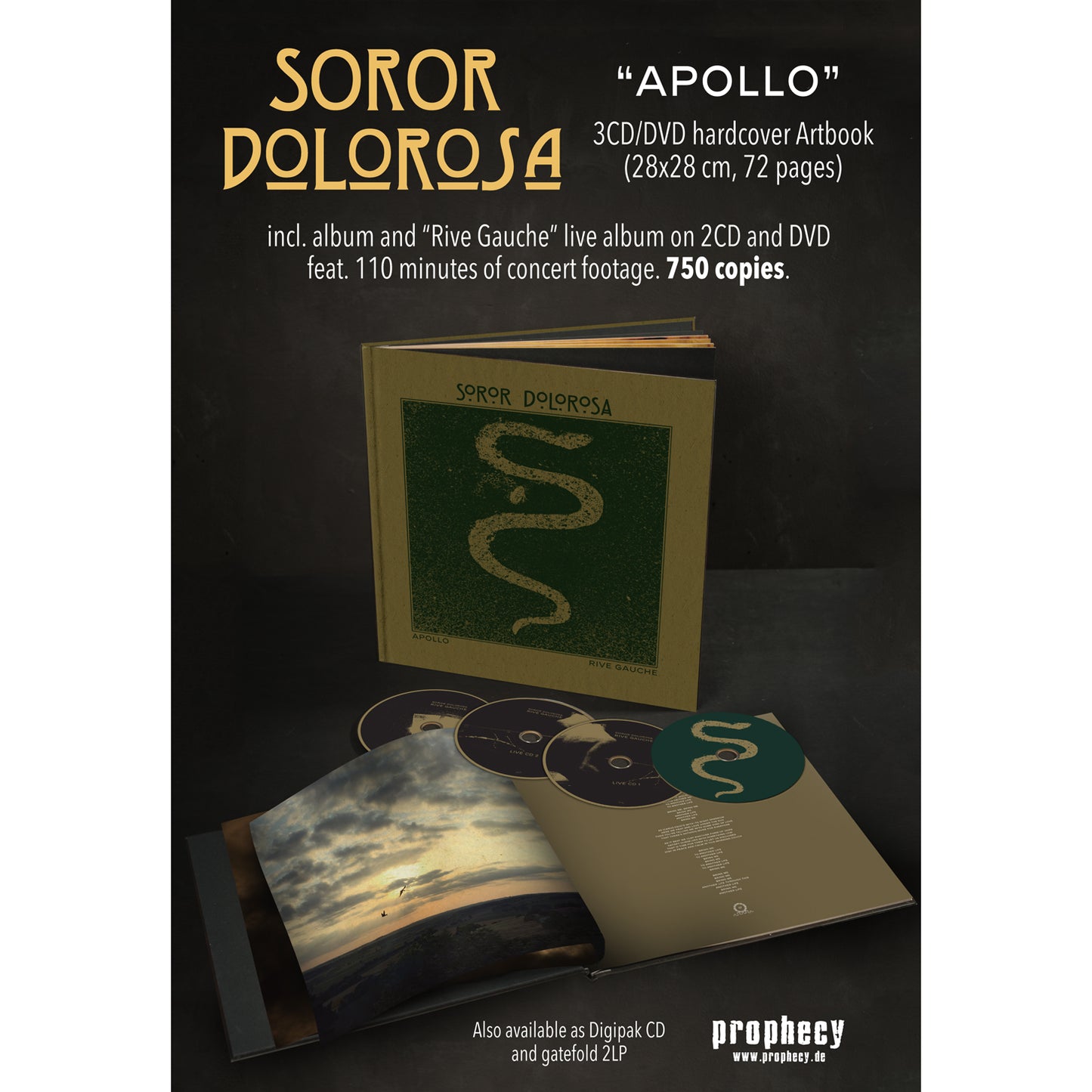 Soror Dolorosa - Apollo (Video - Artbook 3CD+DVD)