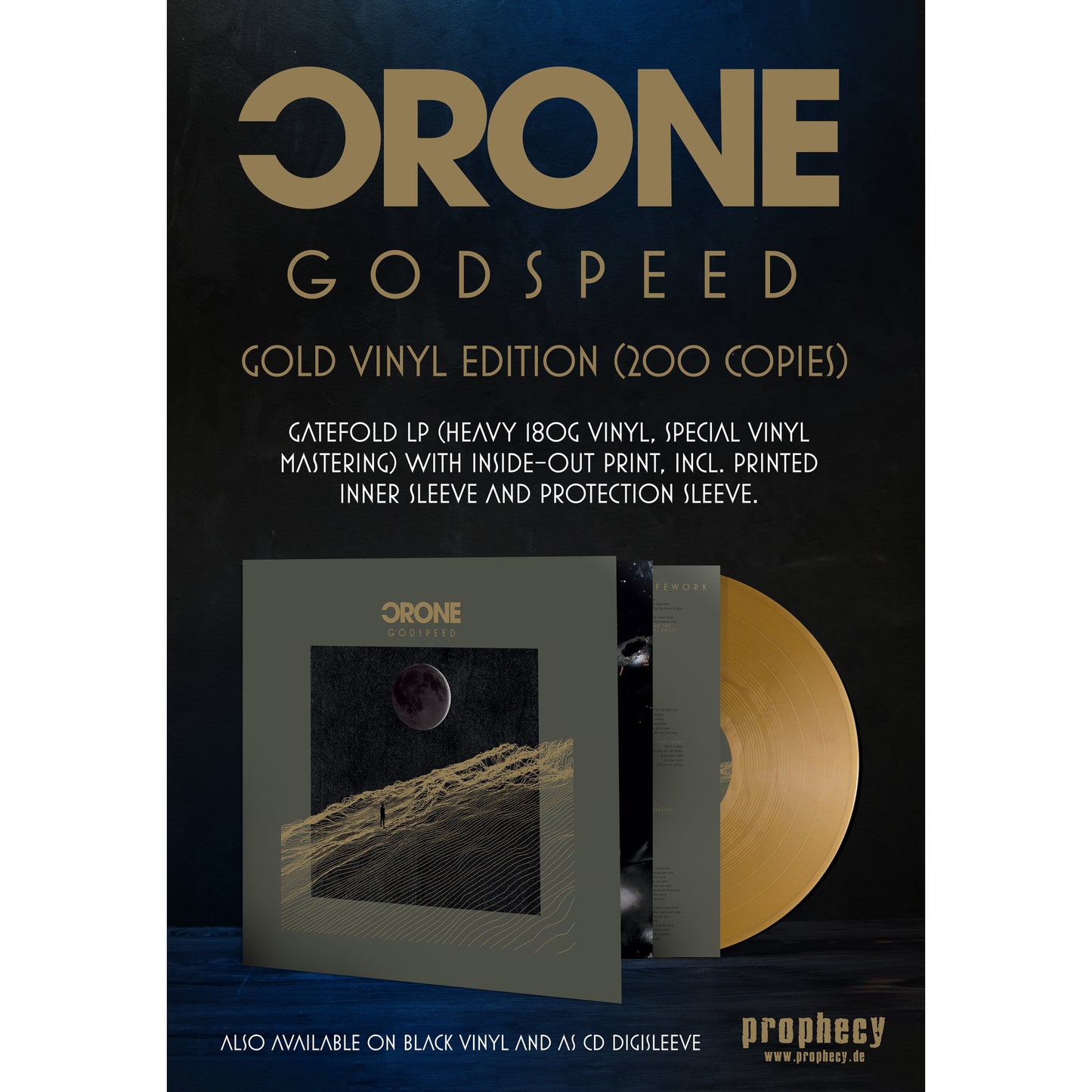Crone – Godspeed (Vinyl-Klapp-LP)