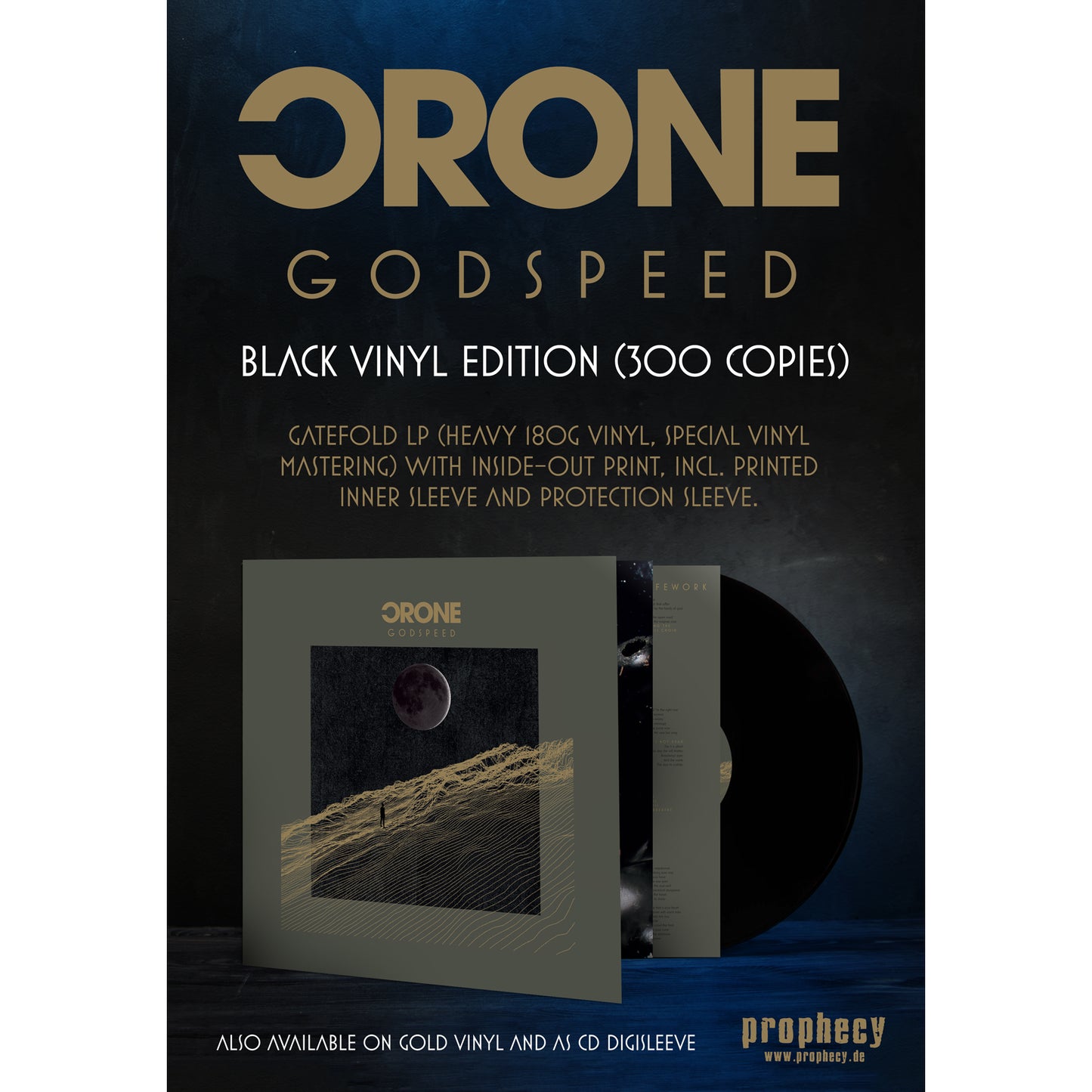 Crone – Godspeed (Vinyl-Klapp-LP)