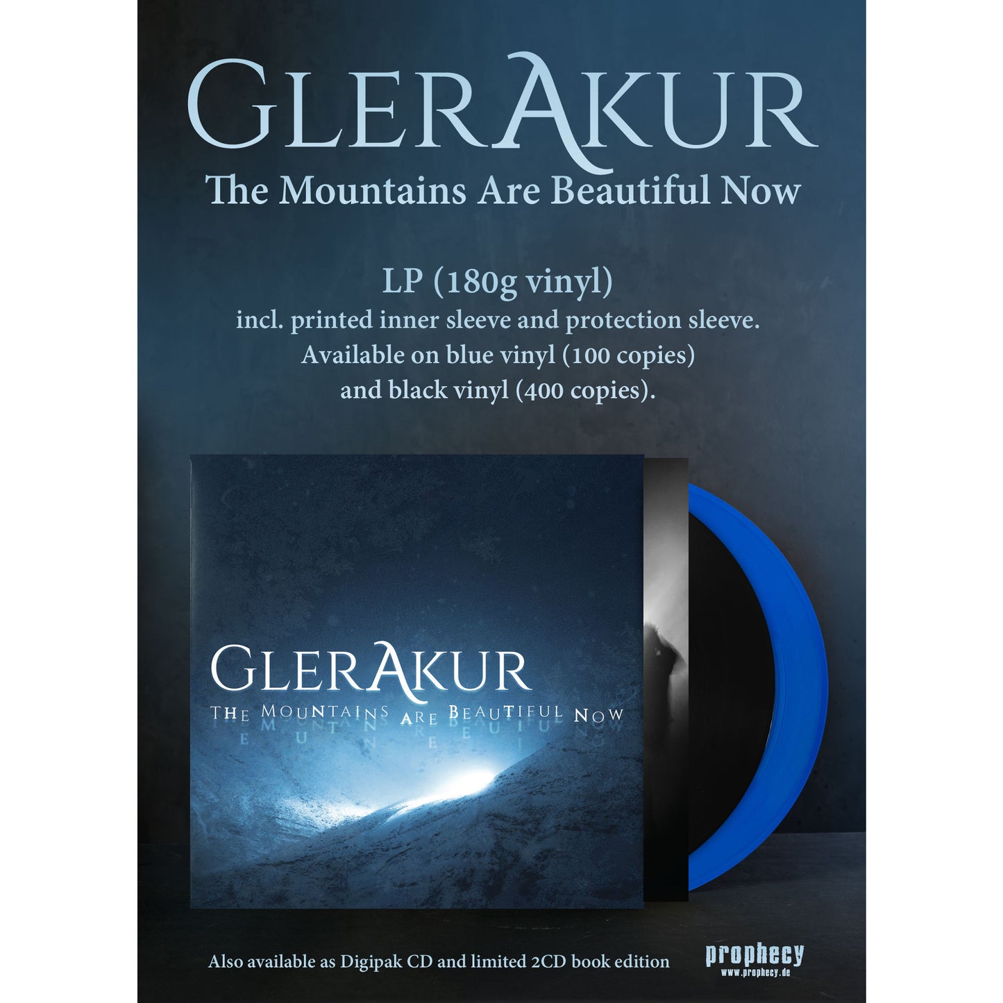 GlerAkur – The Mountains Are Beautiful Now (Vinyl-LP – schwarz)