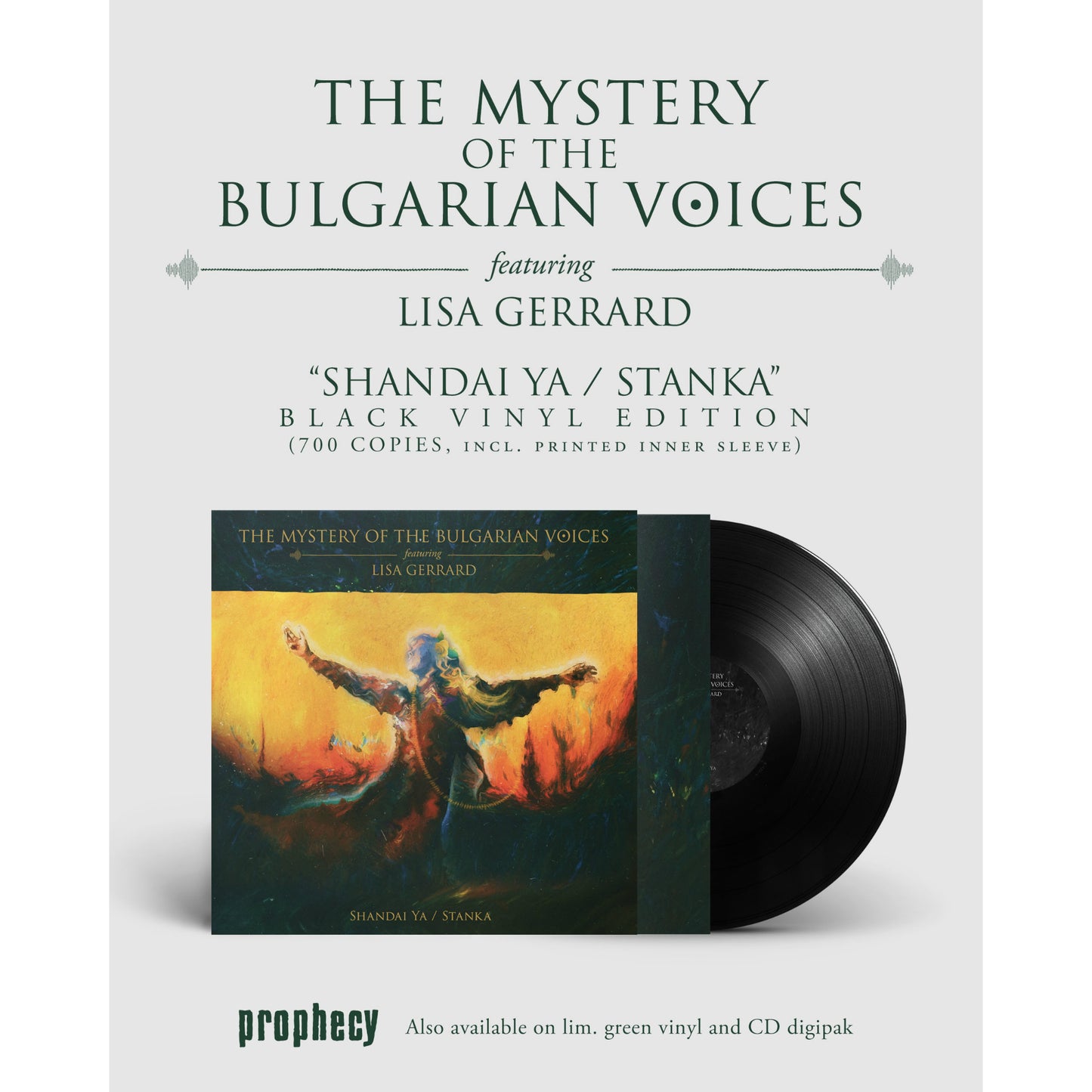 The Mystery Of The Bulgarian Voices feat. Lisa Gerrard - Shandai Ya / Stanka (Vinyl LP - Black)