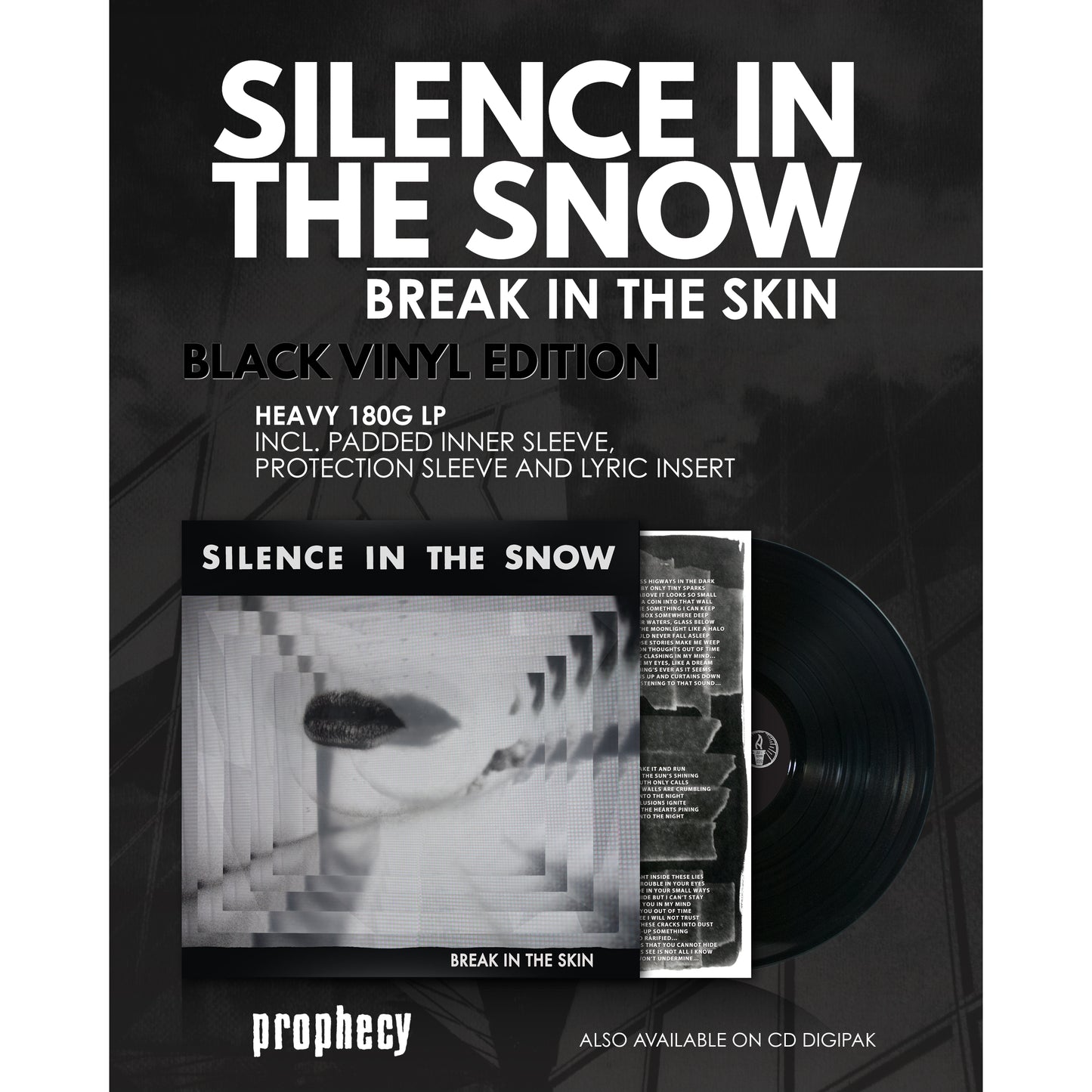 Silencio en la nieve - Romper la piel (Vinilo - Negro)