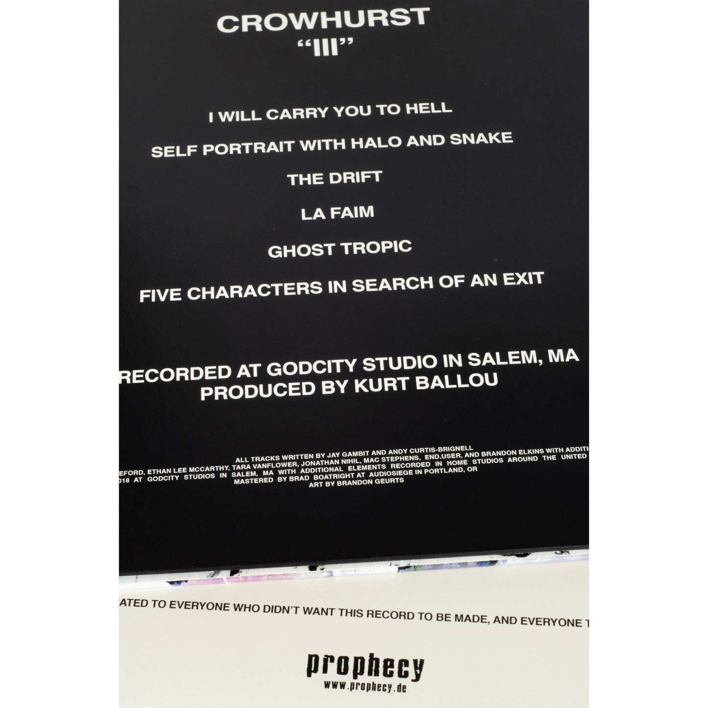 Crowhurst - III (Vinyl Gatefold LP - Black)