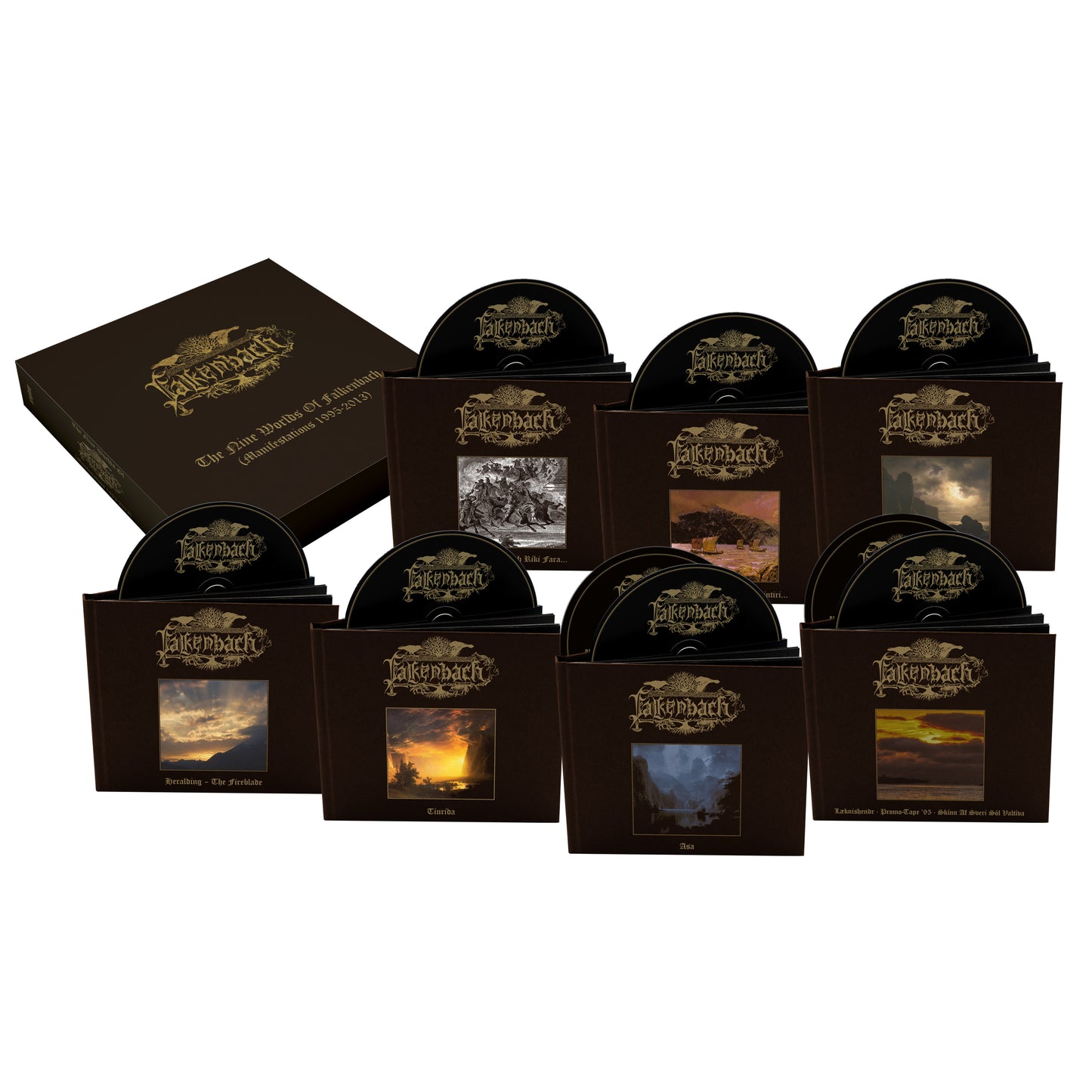 Falkenbach - The Nine Worlds Of Falkenbach (Manifestations 1995-2013) (Boxset / Bundle - CD-9 Box)