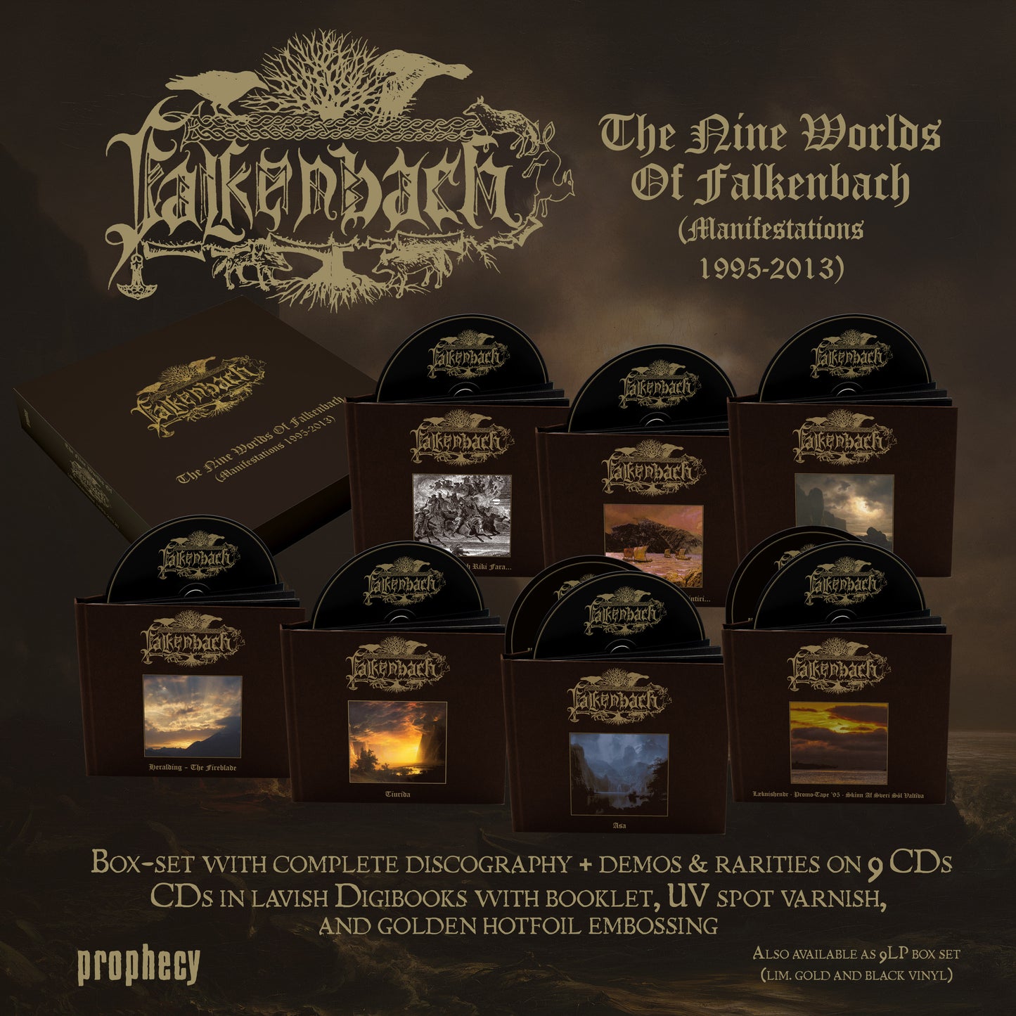 Falkenbach - The Nine Worlds Of Falkenbach (Manifestations 1995-2013) (Boxset / Bundle - CD-9 Box)