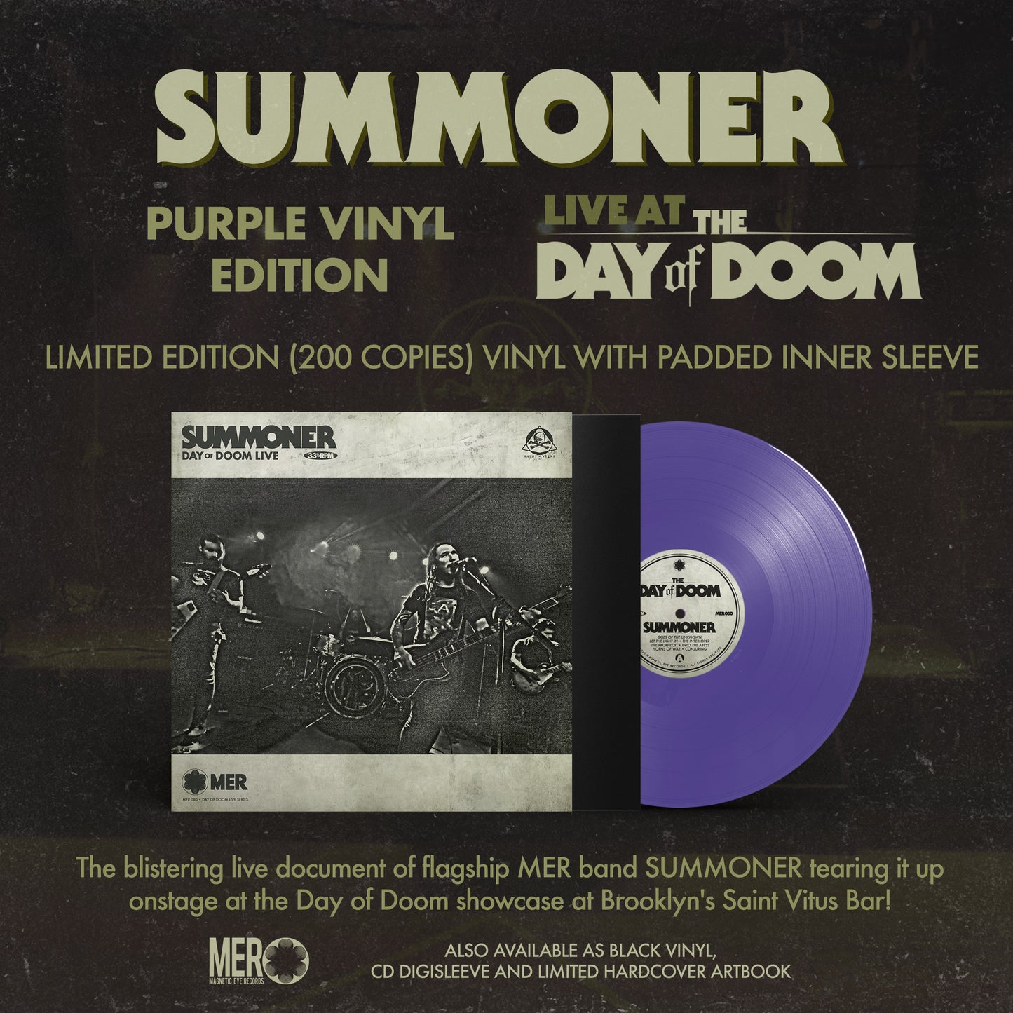 Summoner - Day Of Doom Live (Vinyl LP)