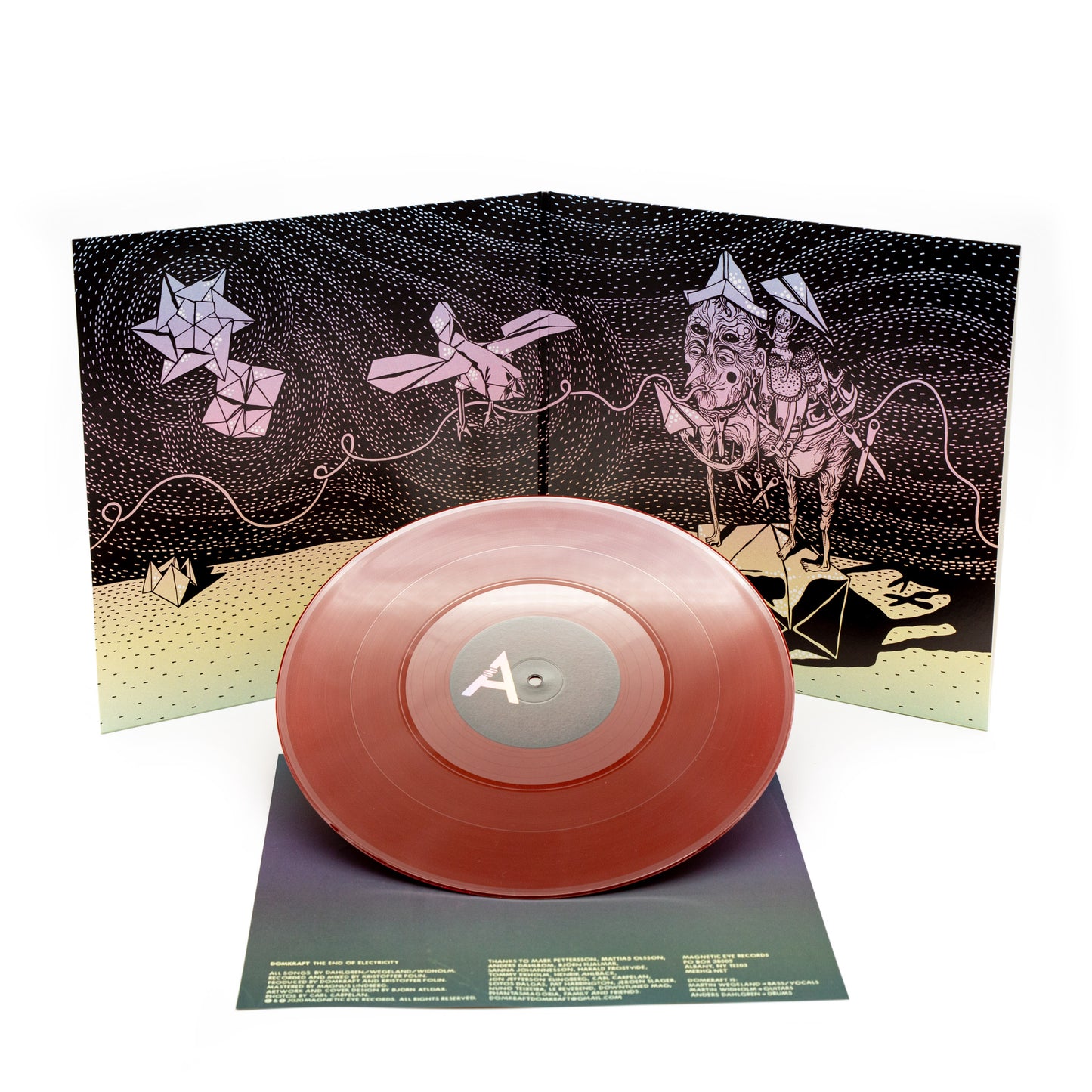 Domkraft - The End of Electricity (Vinyl Gatefold LP - Oxblood Red)