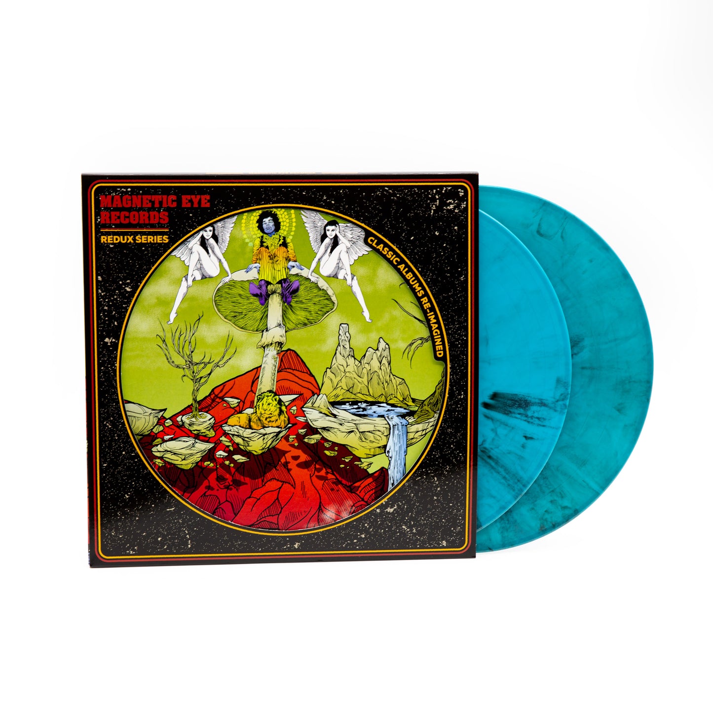Verschiedene Künstler – Electric Ladyland (Redux) (Vinyl 2-LP Gatefold – Hellblau/Schwarz Marmor)
