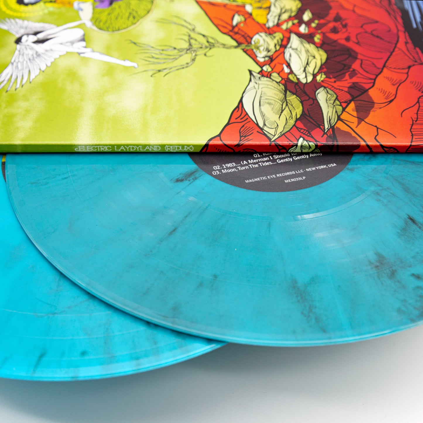 Verschiedene Künstler – Electric Ladyland (Redux) (Vinyl 2-LP Gatefold – Hellblau/Schwarz Marmor)