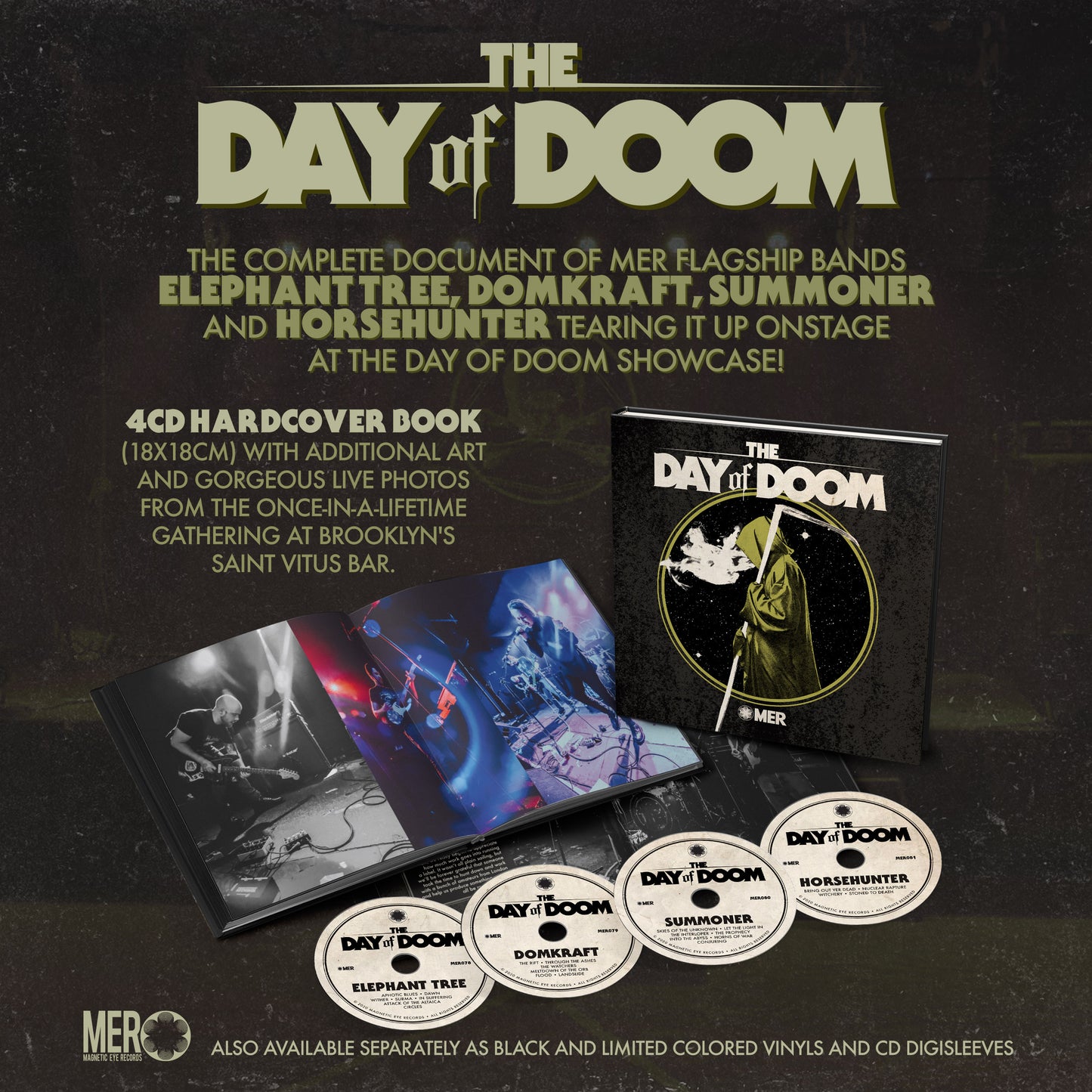 Various Artists - Day of Doom Live (Artbook - Book 4-CD)