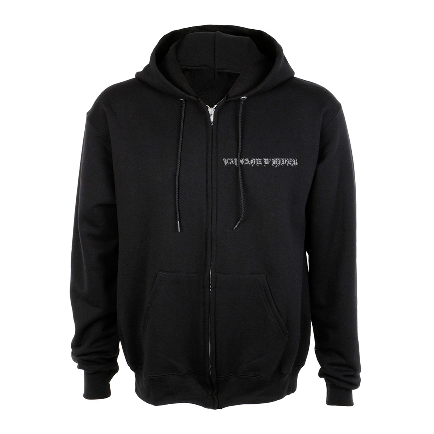 Paysage d'Hiver - Das Tor (Zip Hooded Sweater - S - black)