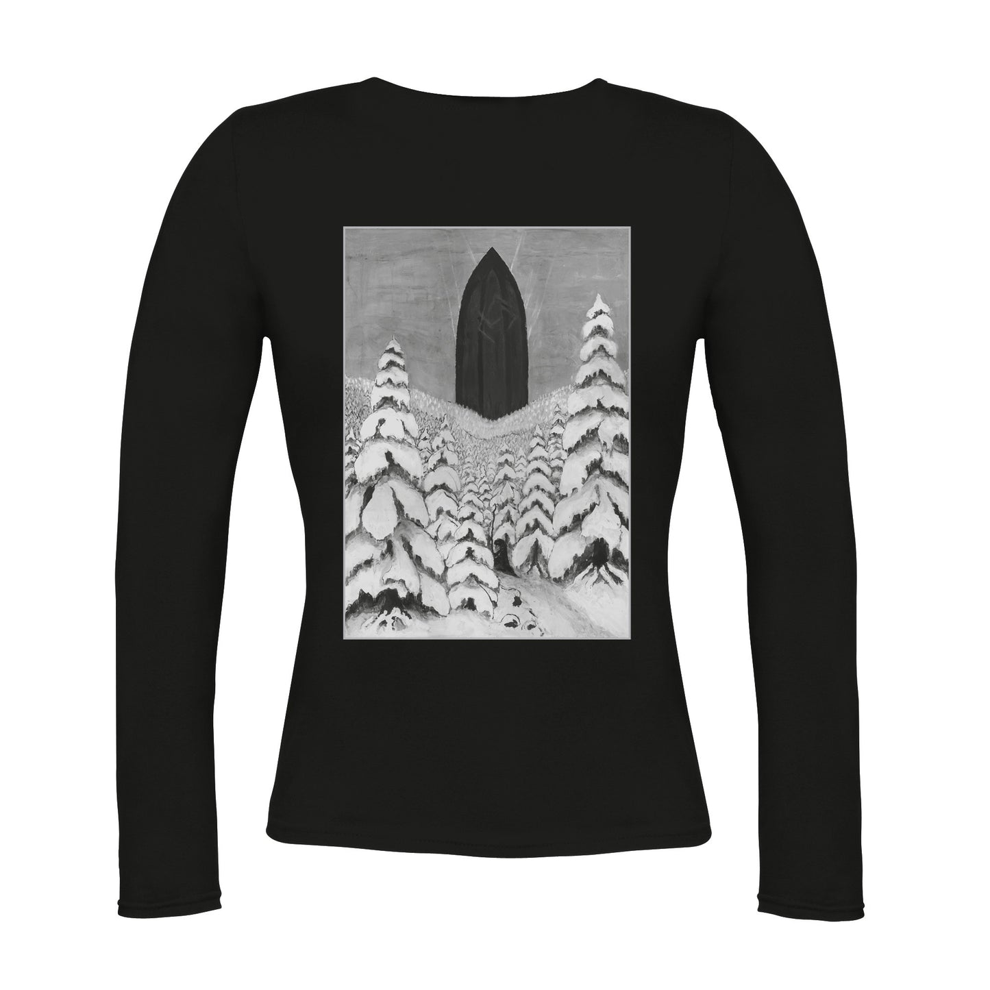 Paysage d'Hiver - Das Tor (Women’s Longsleeve - black)
