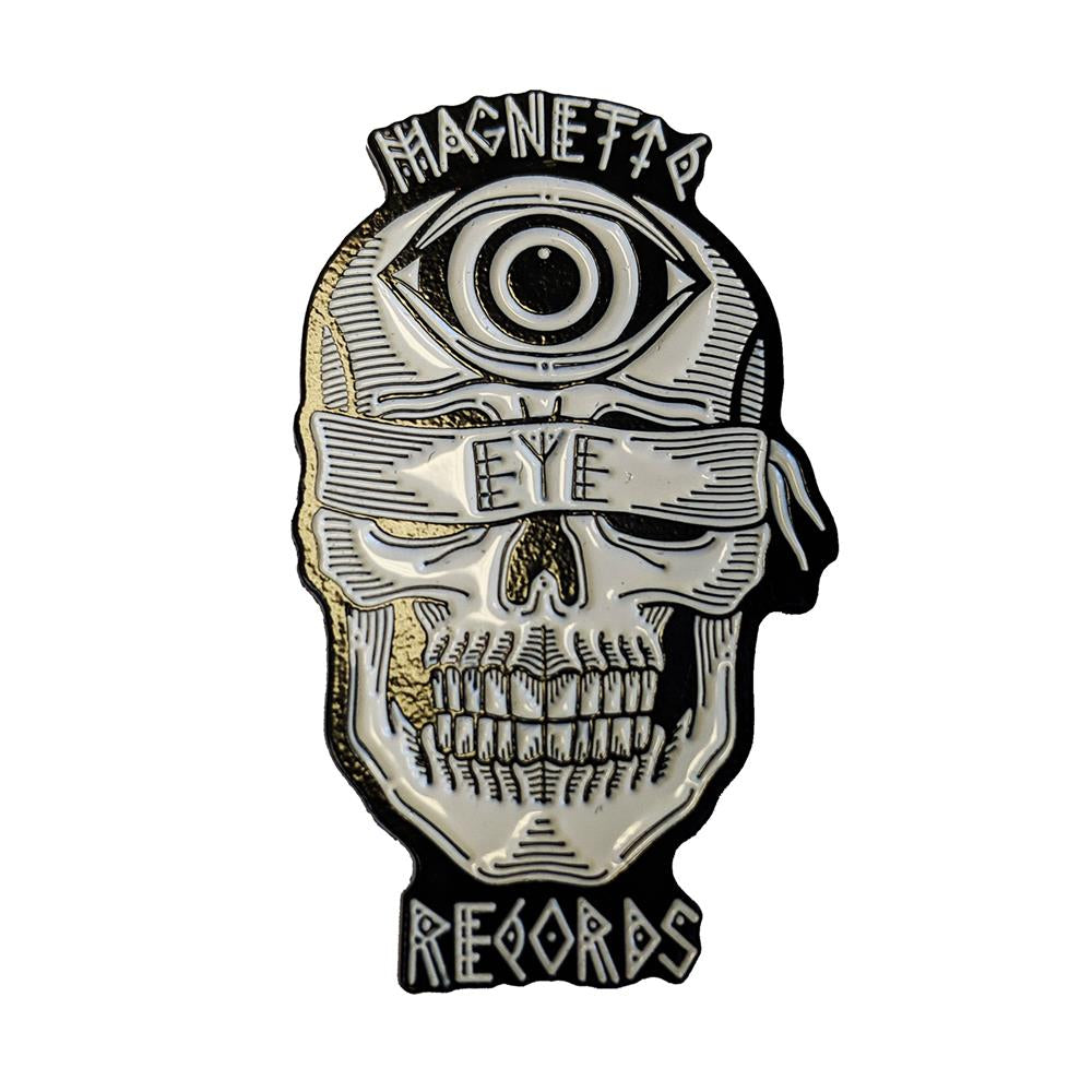 Ojo Magnético - Logotipo de Calavera Lanzahuesos (Botón/Pin - Pin)
