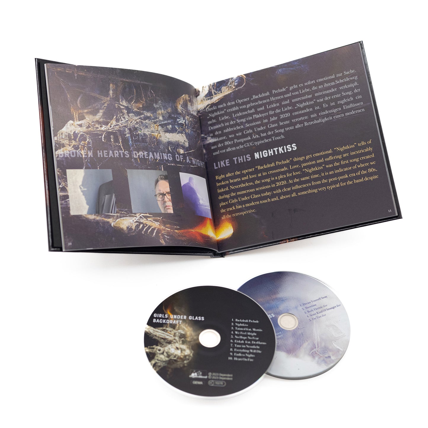 Girls Under Glass - Backdraft (Artbook - Book 2-CD)
