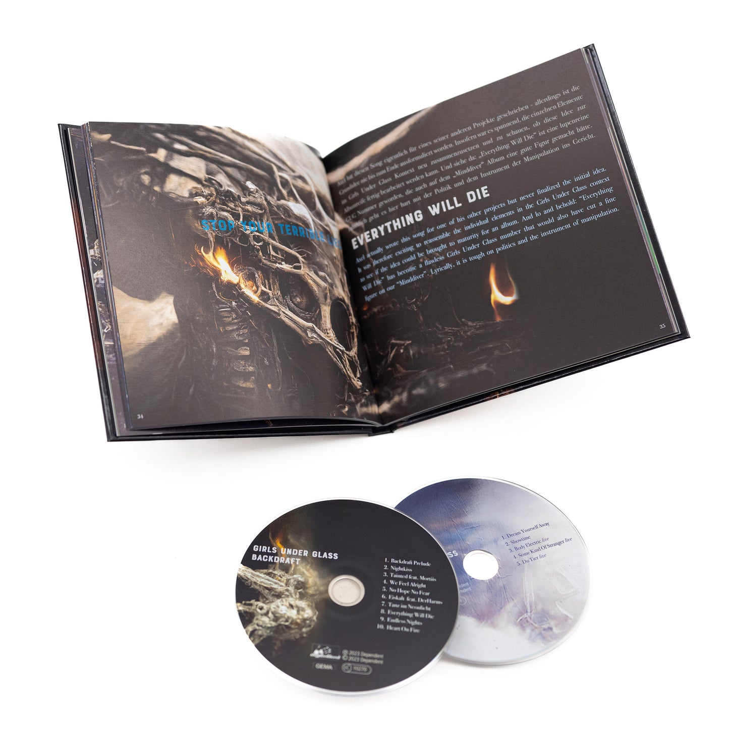 Girls Under Glass - Backdraft (Artbook - Book 2-CD)