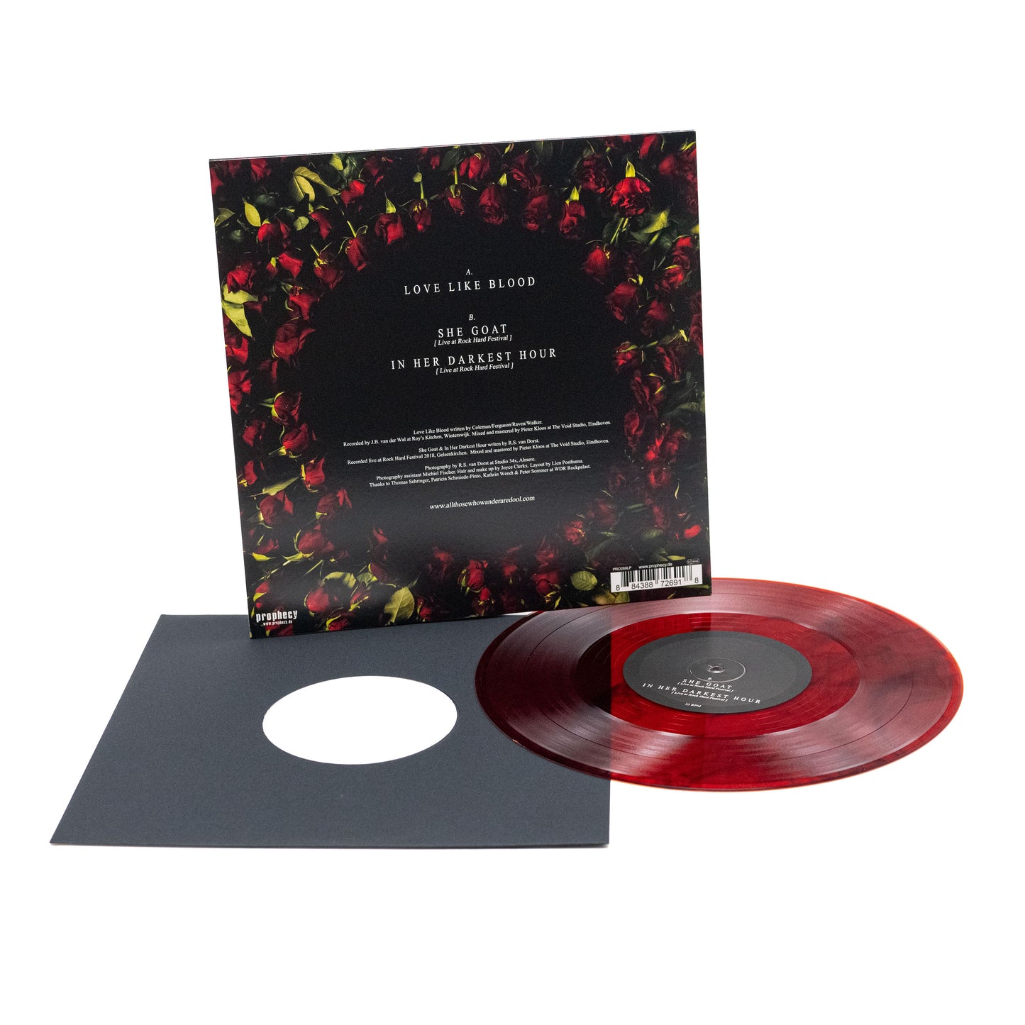 Dool - Love Like Blood (Vinyl 10" - Transparent red & black)