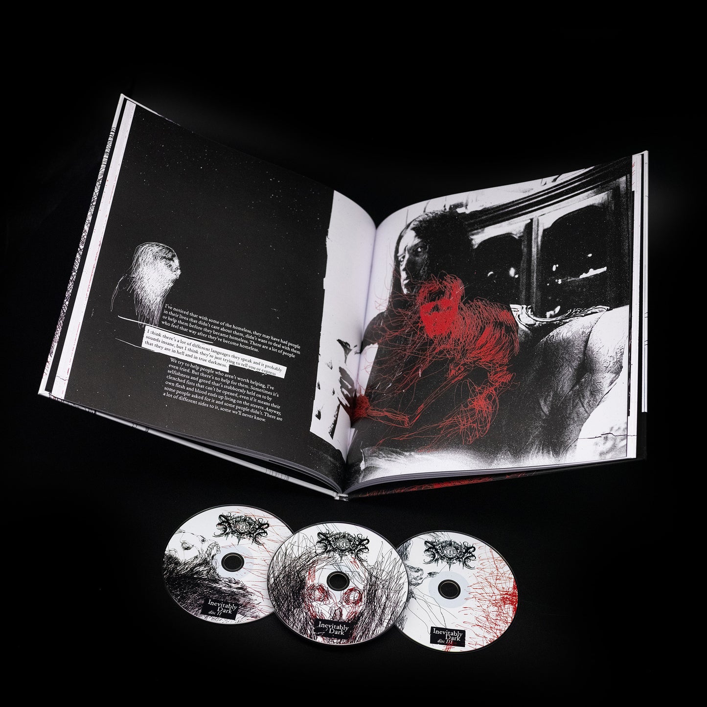 Xasthur - Inevitably Dark (Artbook 3-CD)