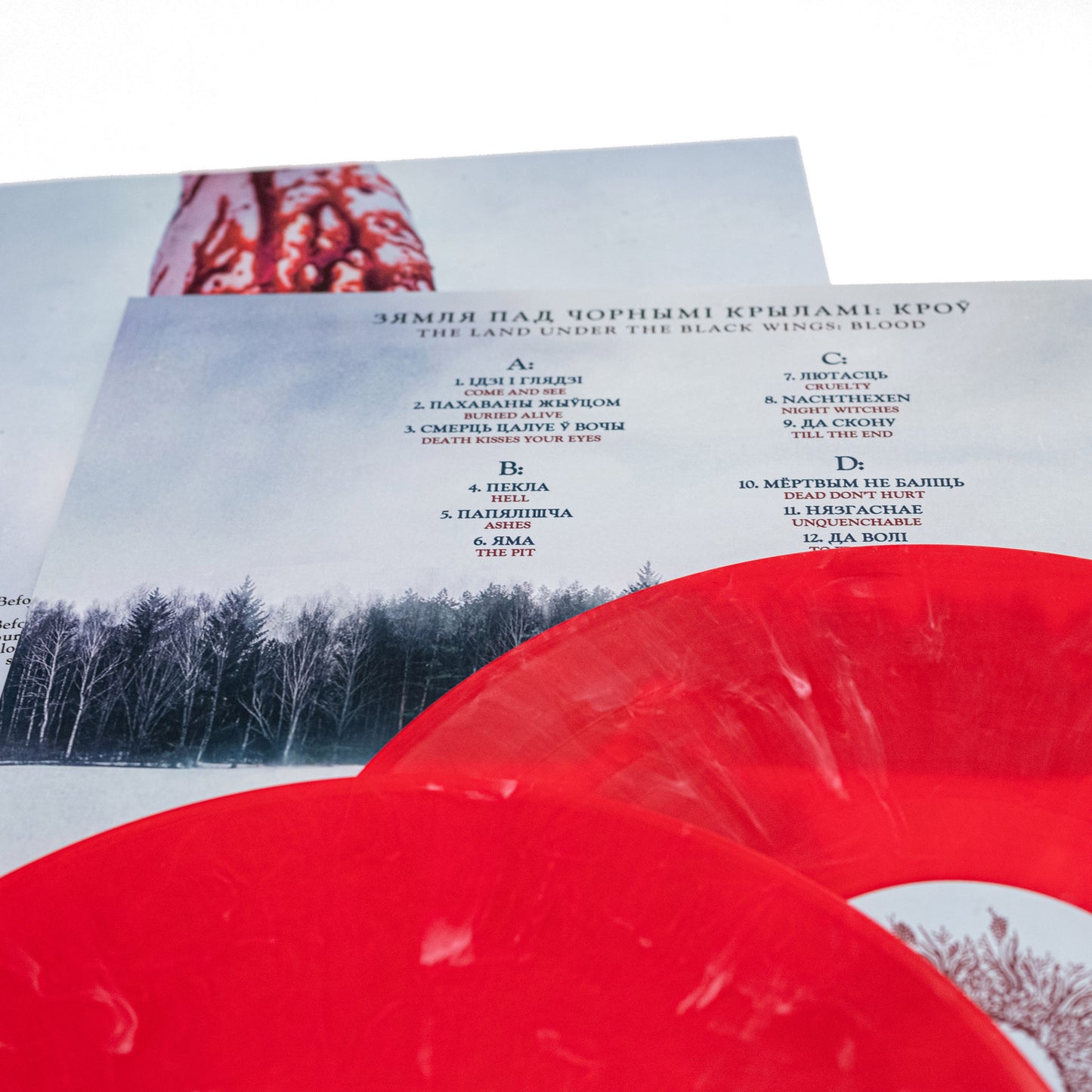 Dymna Lotva - Зямля Пад Чорнымі Крыламі: Кроў (The Land Under The Black Wings: Blood) (Vinyl 2-LP Gatefold)