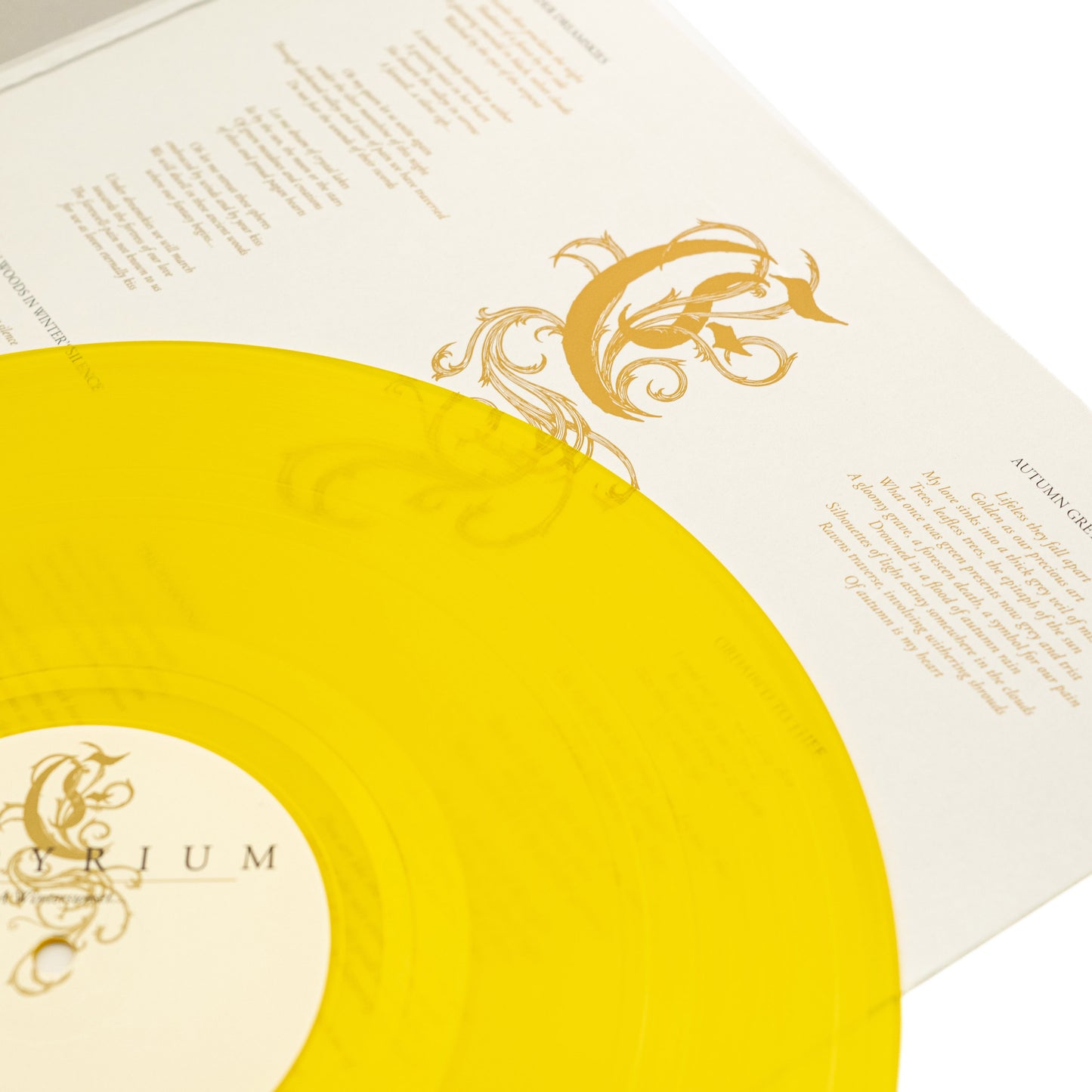 Empyrium – A Wintersunset... (Vinyl-Gatefold-LP – Sonnengelb)