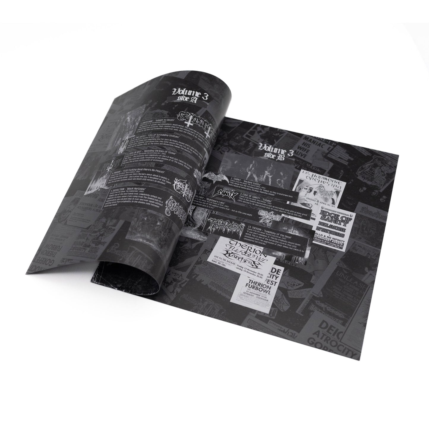 Varios artistas - Caja de vinilos de death metal sueco (conjunto/paquete - Caja de vinilo - Plateada)