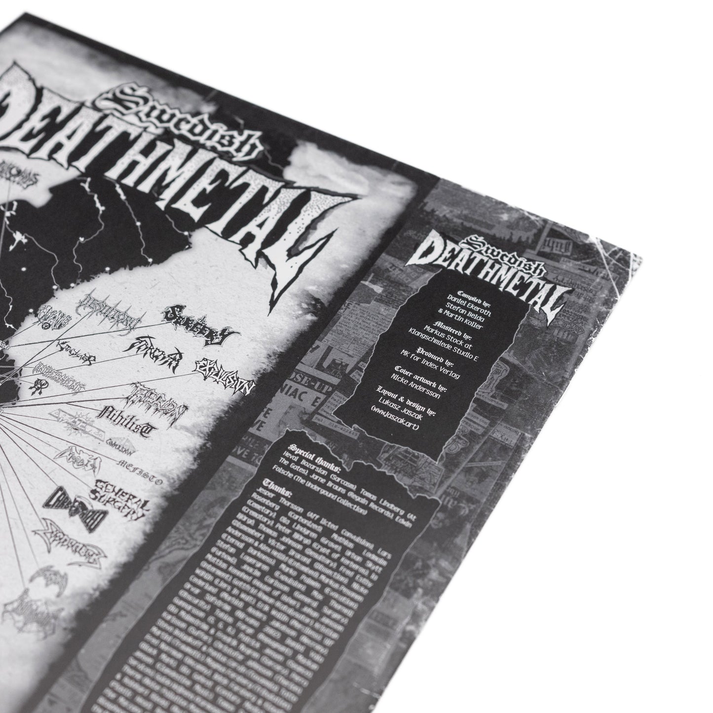 Varios artistas - Caja de vinilos de death metal sueco (conjunto/paquete - Caja de vinilo - Plateada)