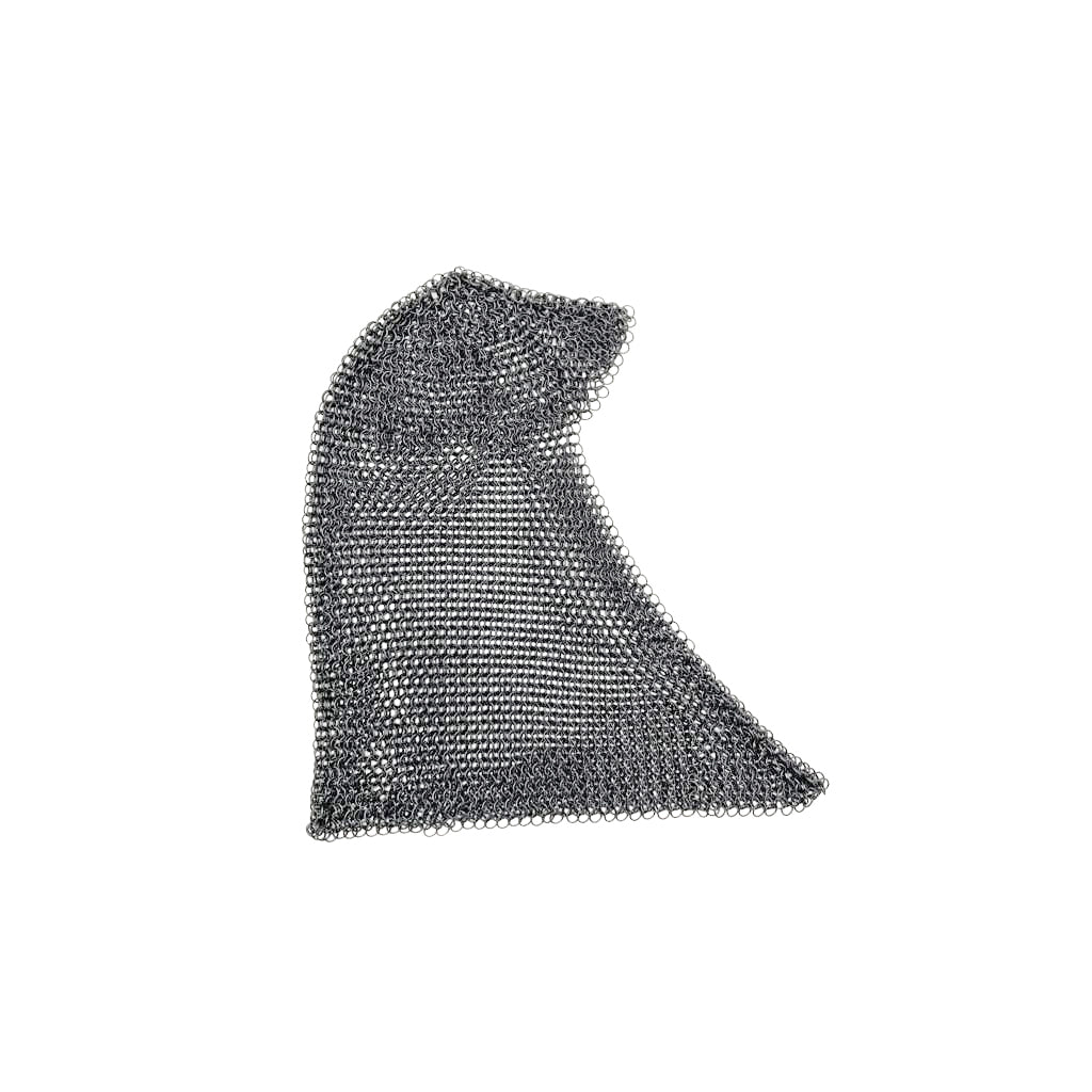 Kyrck Armour - Mittelalterliche Kettenhaube (konifizierter Stahl) (Kettenhemd - Kettenhaube)