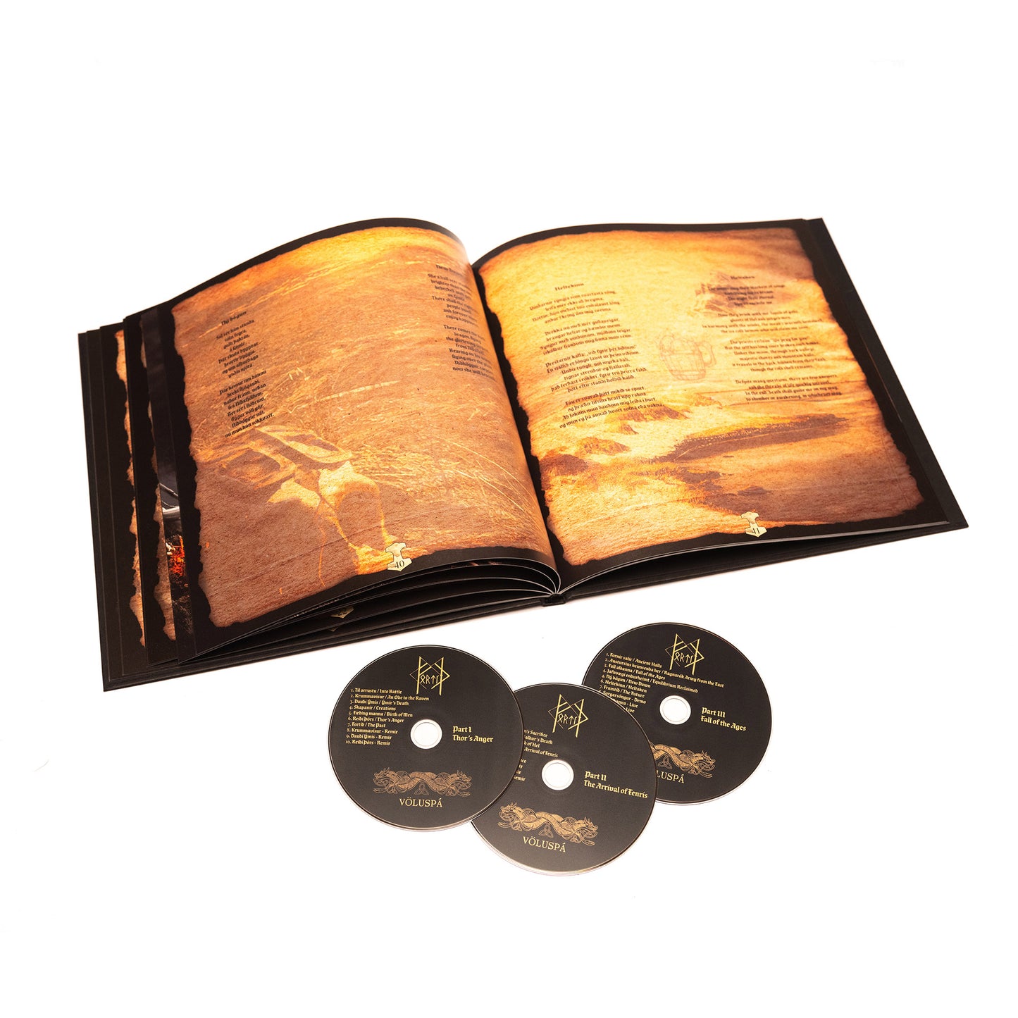 Fortíð - Völuspá (Libro de arte 3-CD)