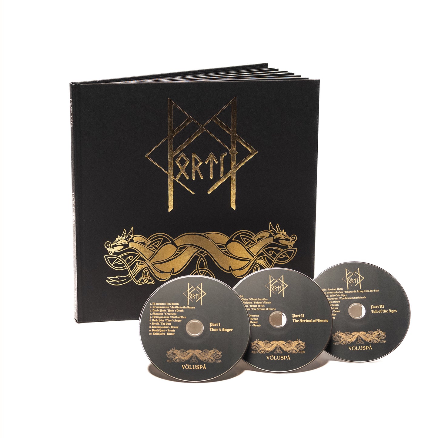 Fortíð - Völuspá (Libro de arte 3-CD)