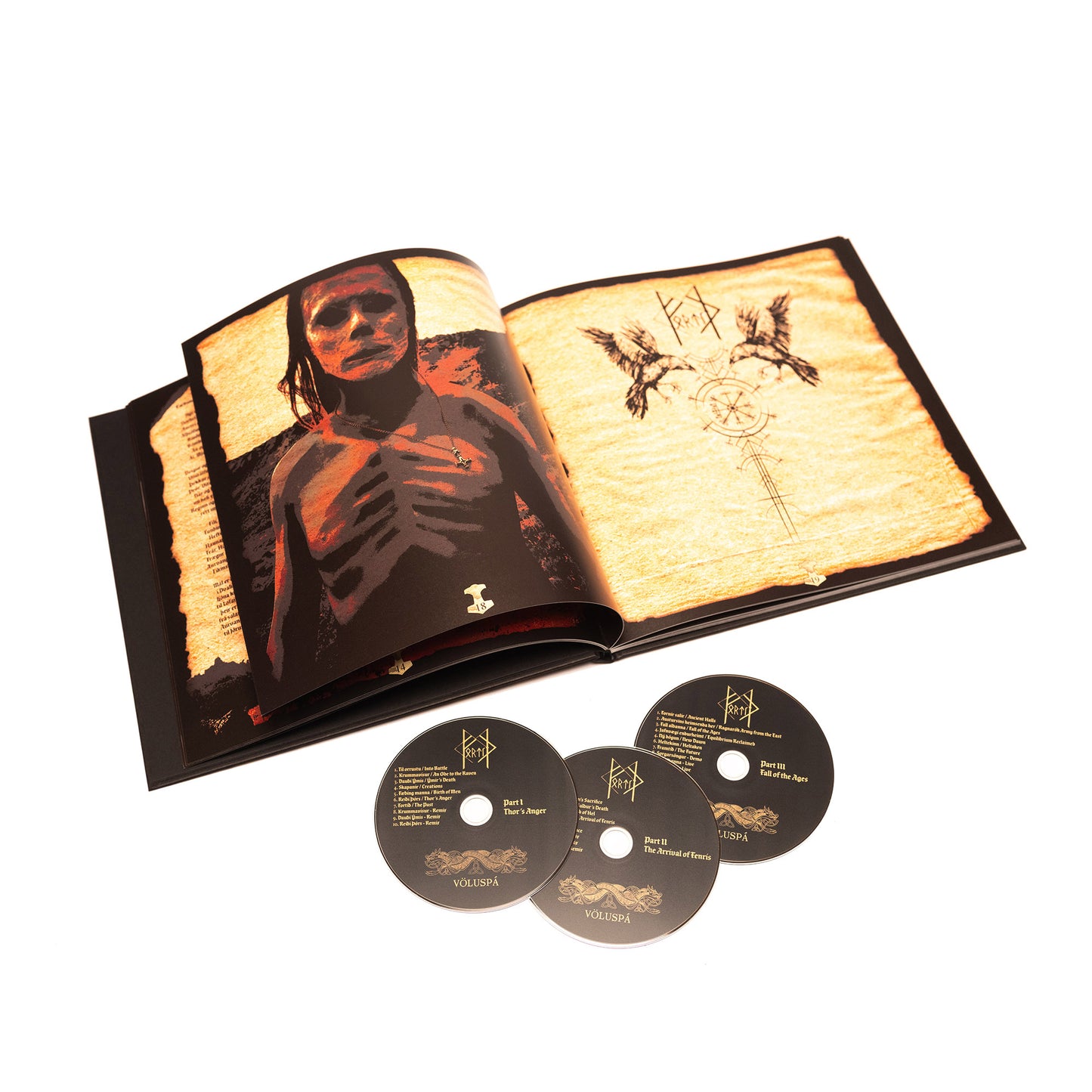 Fortíð - Völuspá (Libro de arte 3-CD)