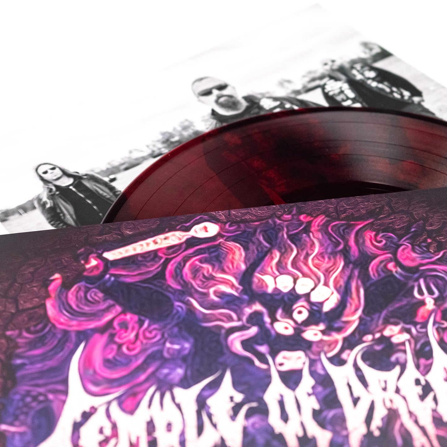 Temple Of Dread - Blood Craving Mantras (Vinyl LP - Red/Black Marble)